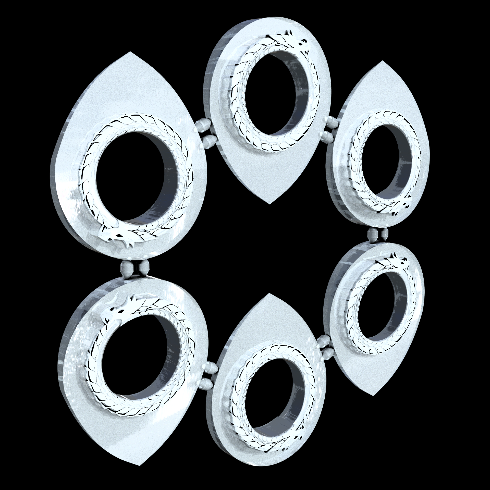 A Resin Based Acrylic photopolymer that is translucent, manufactured using 3D printing, with a frosted very smooth surface finish and a very high level of detail.