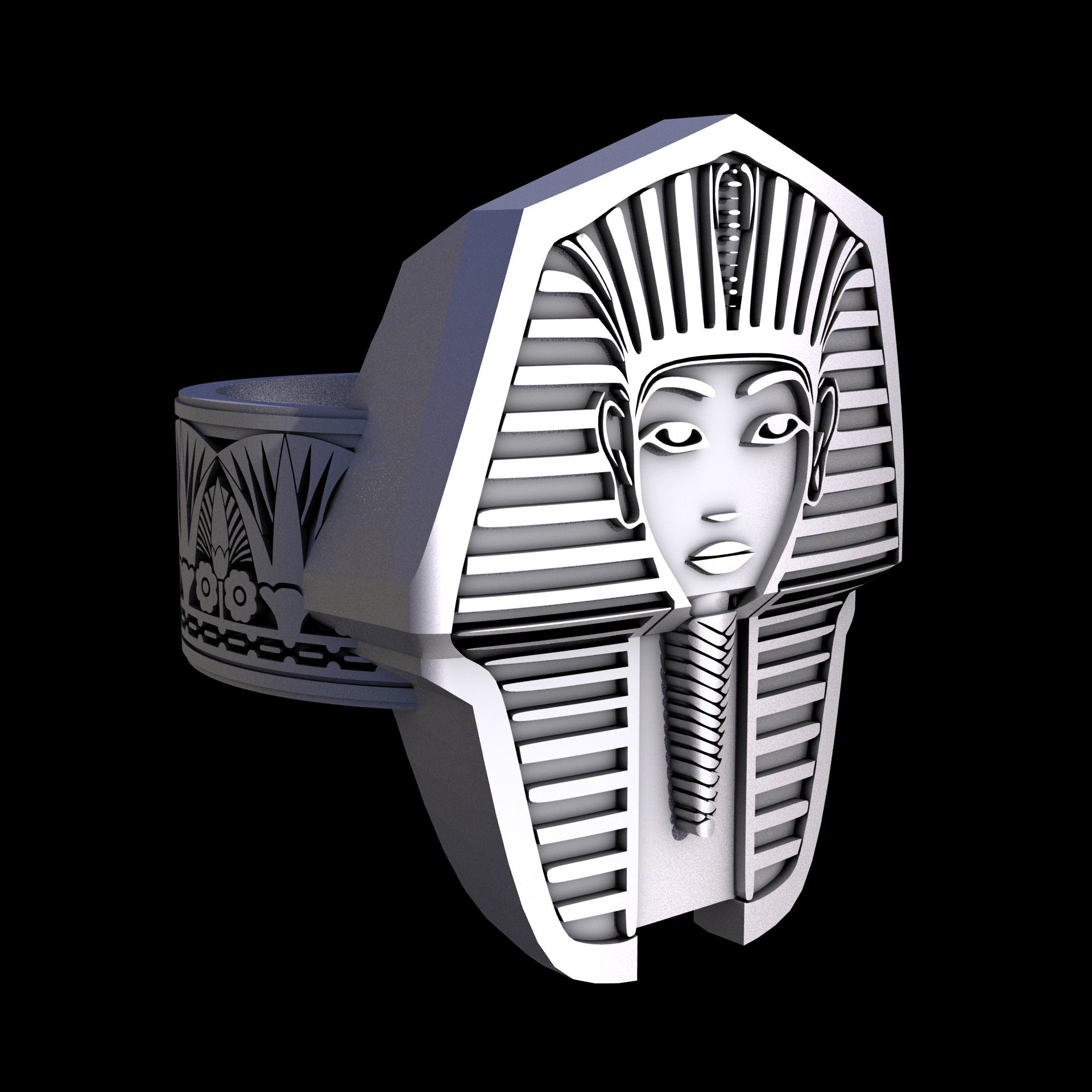 Stainless Steel 17-4PH, manufactured using 3D printing, and media blasted after sintering, for a semi matte, rough surface finish.