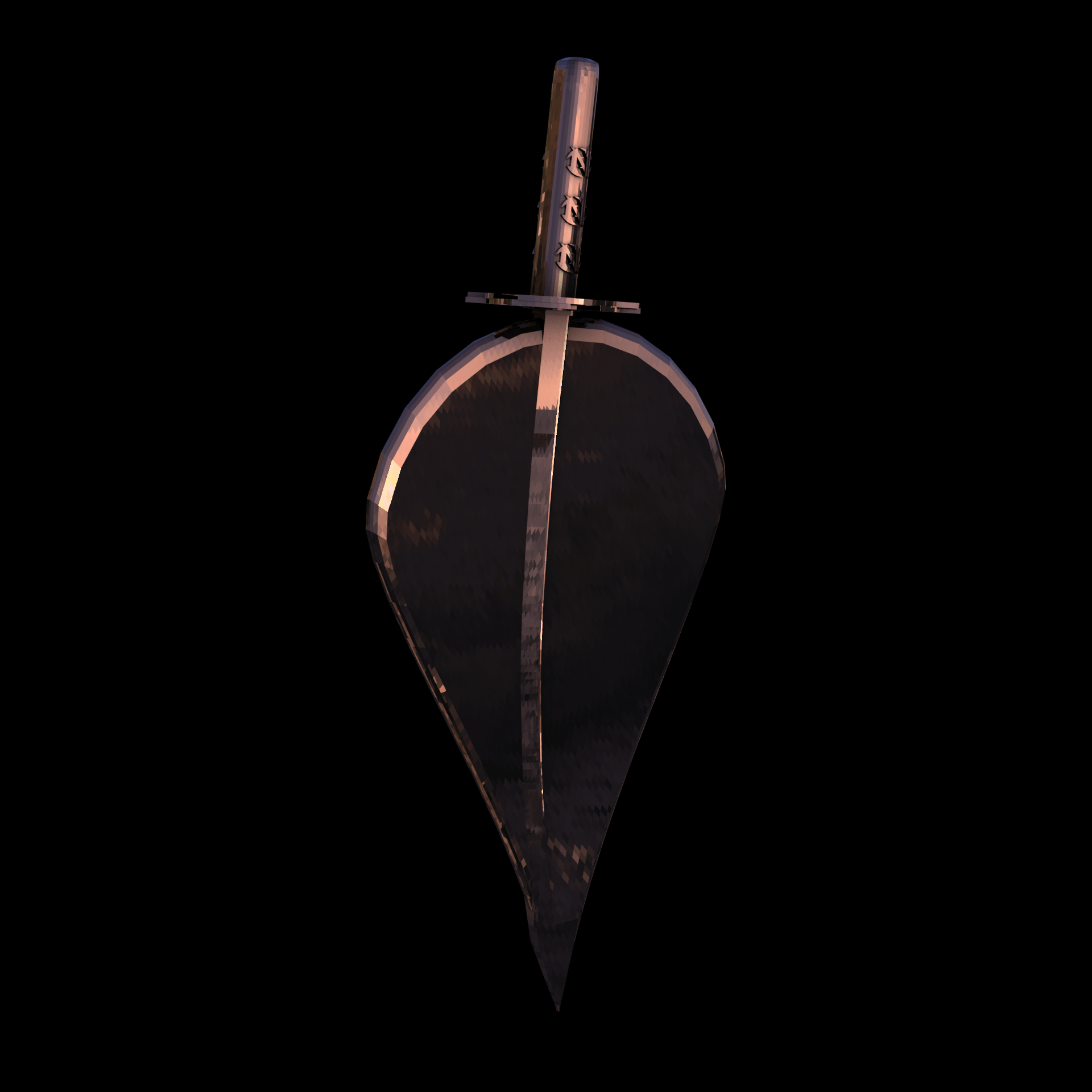 14K Rose Gold manufactured using wax casting, and polished for a shiny, smooth sheen surface.