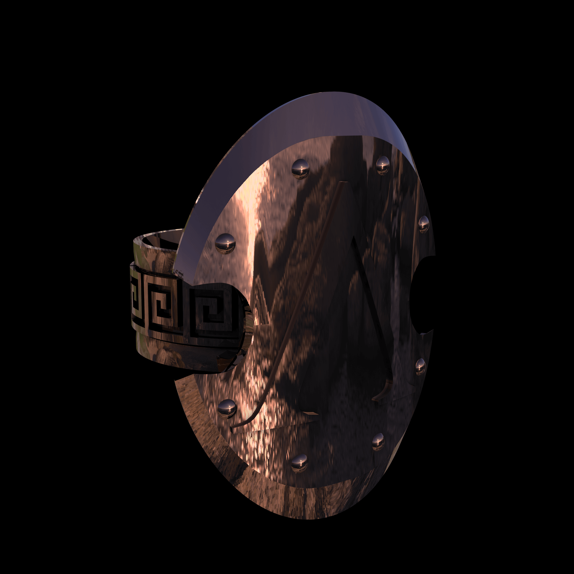 14K Rose Gold manufactured using wax casting, and polished for a shiny, smooth sheen surface.