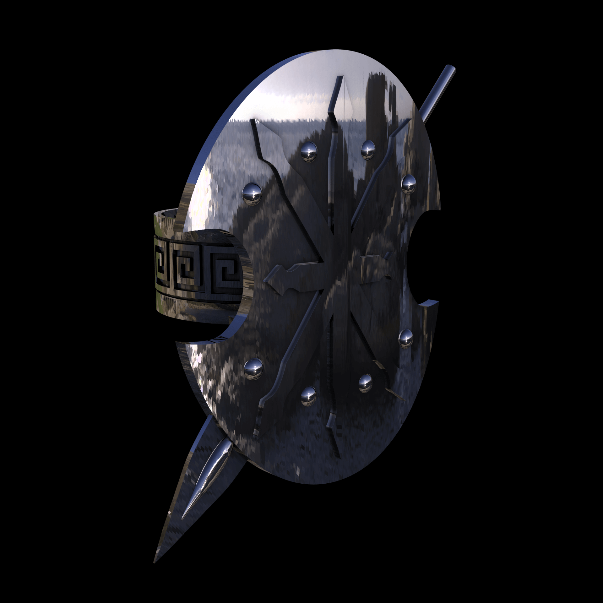 14K White Gold manufactured using wax casting, and polished for a shiny, smooth sheen surface.