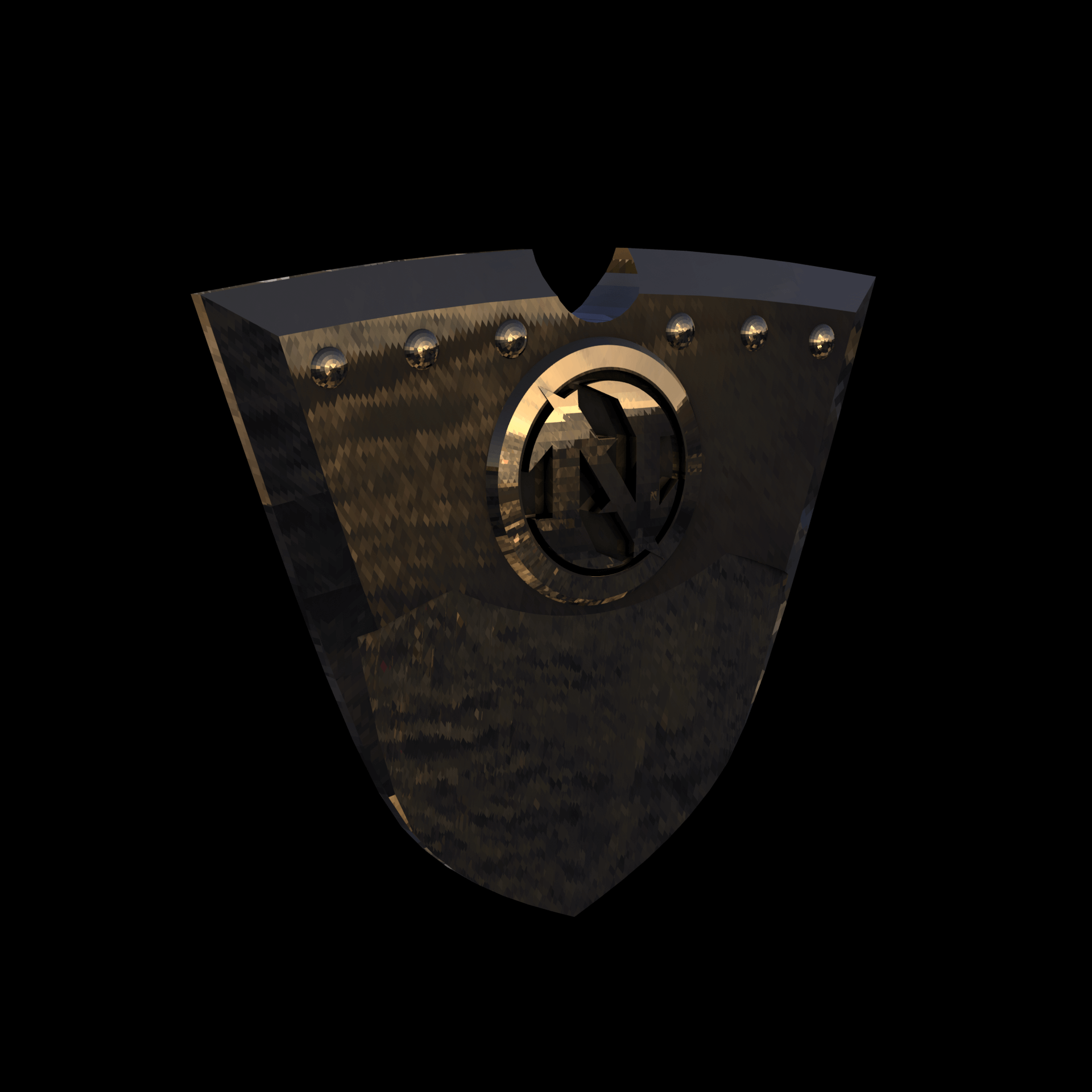 Brass manufactured using wax casting, with 0.5 micron thick eletroplated 18K Gold surface, polished for a shiny, smooth sheen surface.