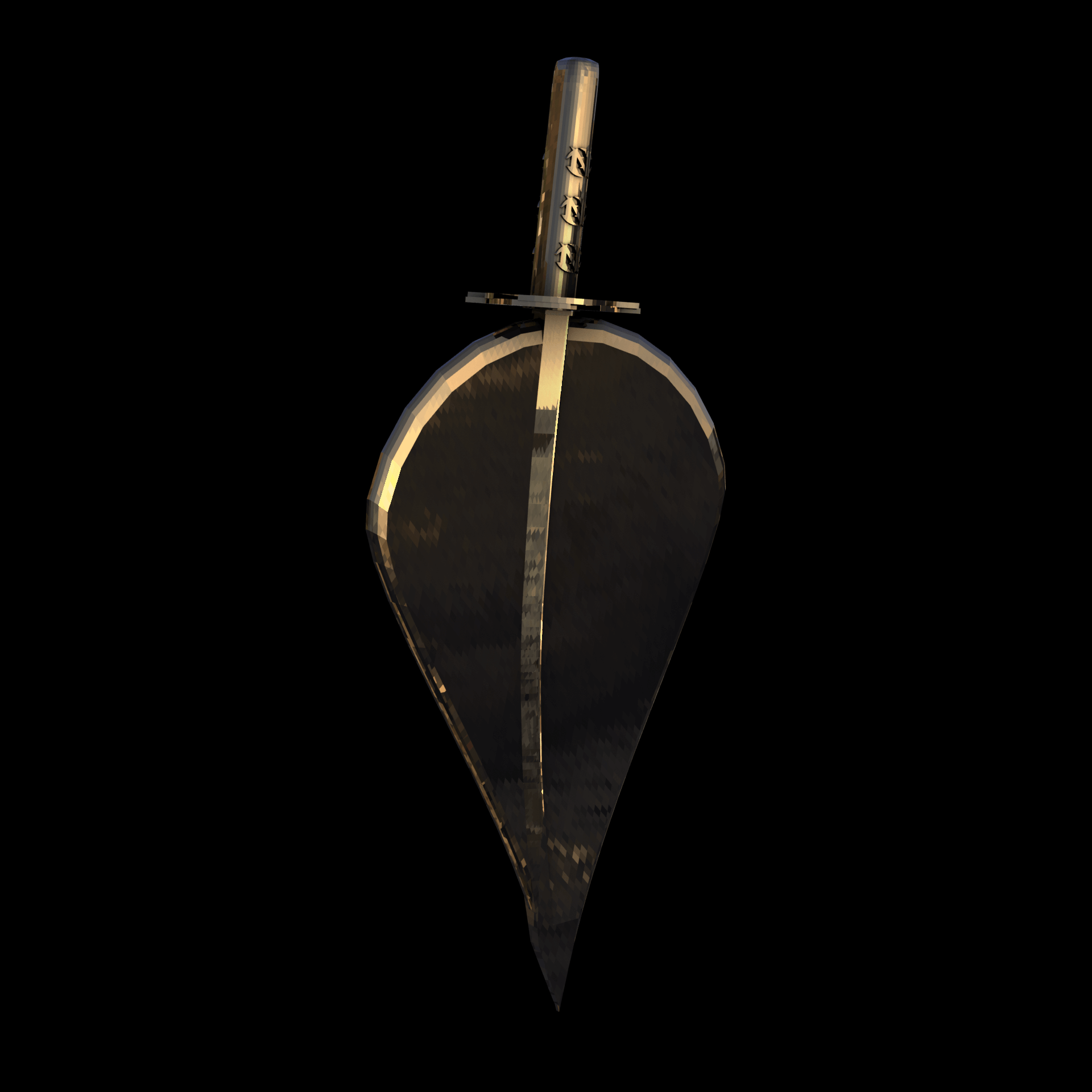 Brass manufactured using wax casting, with 0.5 micron thick eletroplated 18K Gold surface, polished for a shiny, smooth sheen surface.