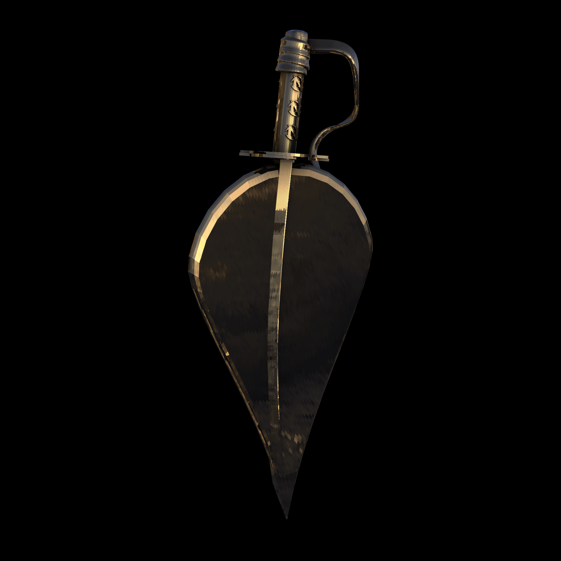 Brass manufactured using wax casting, with 0.5 micron thick eletroplated 18K Gold surface, polished for a shiny, smooth sheen surface.