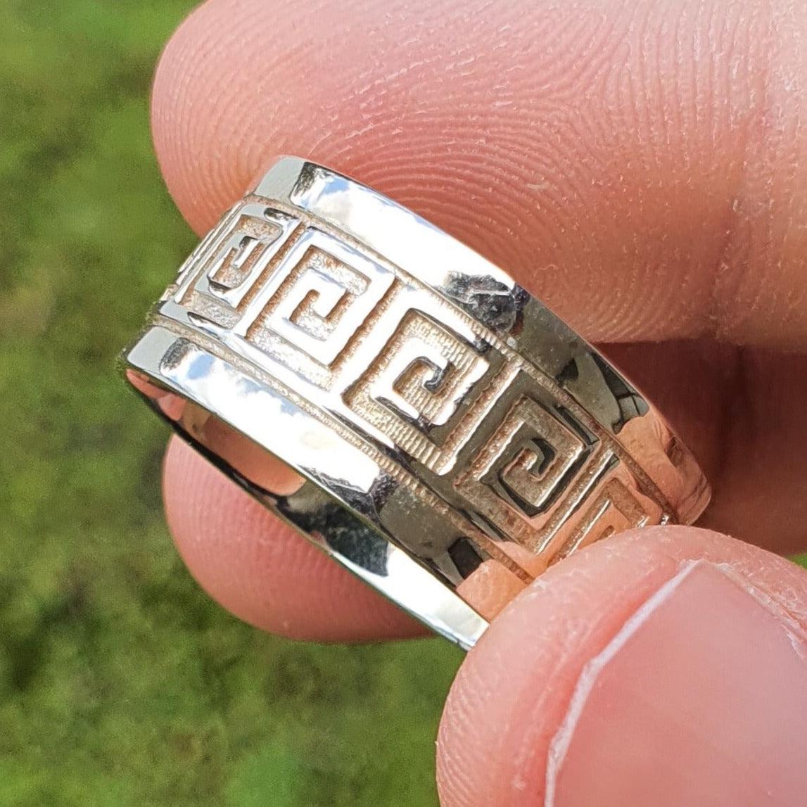 Greek Key Ring