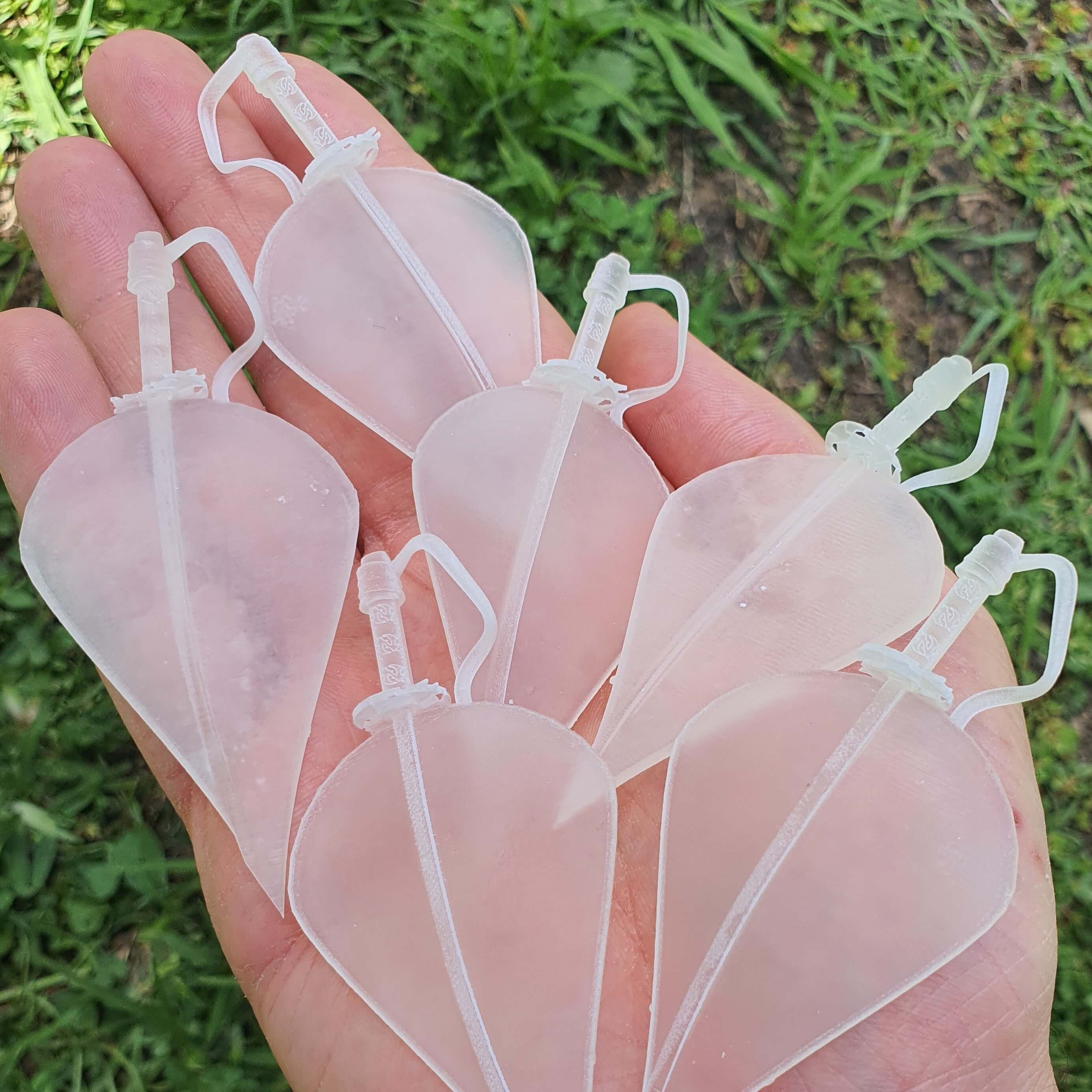 NiTride Katana Guitar Pick (With Ribbon) (6 pack)