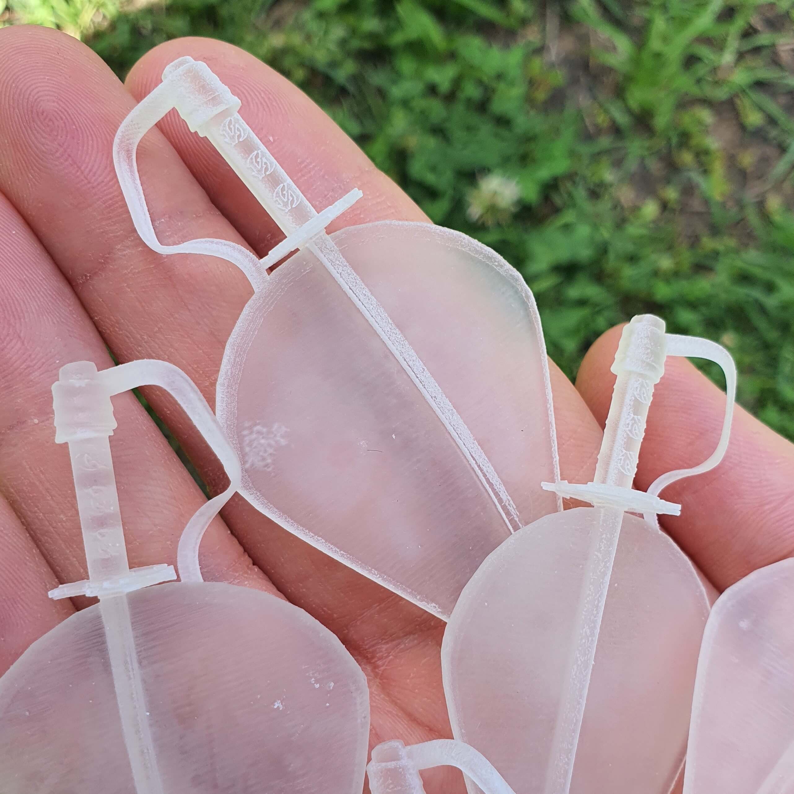 NiTride Katana Guitar Pick (With Ribbon) (6 pack)