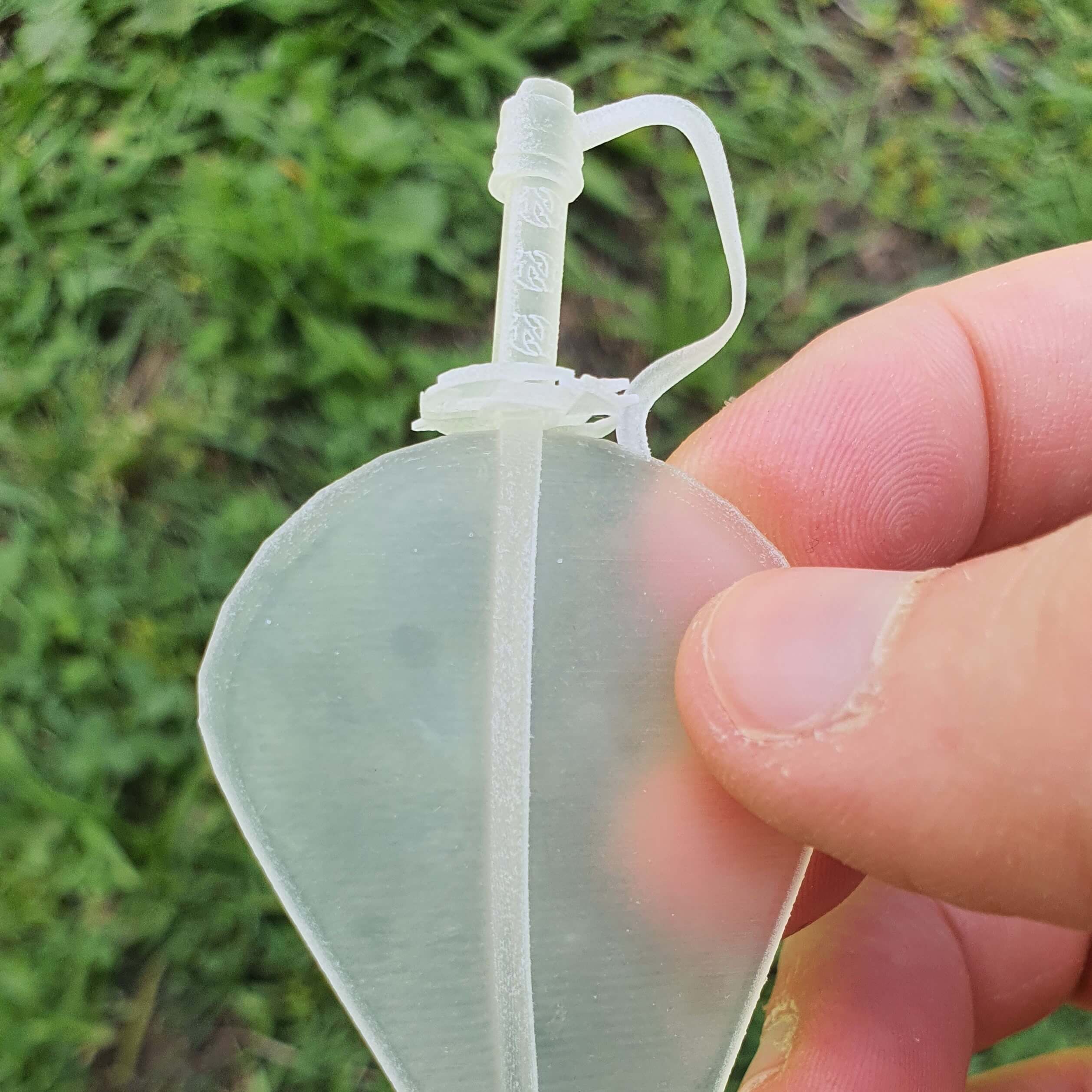 NiTride Katana Guitar Pick (With Ribbon) (6 pack)