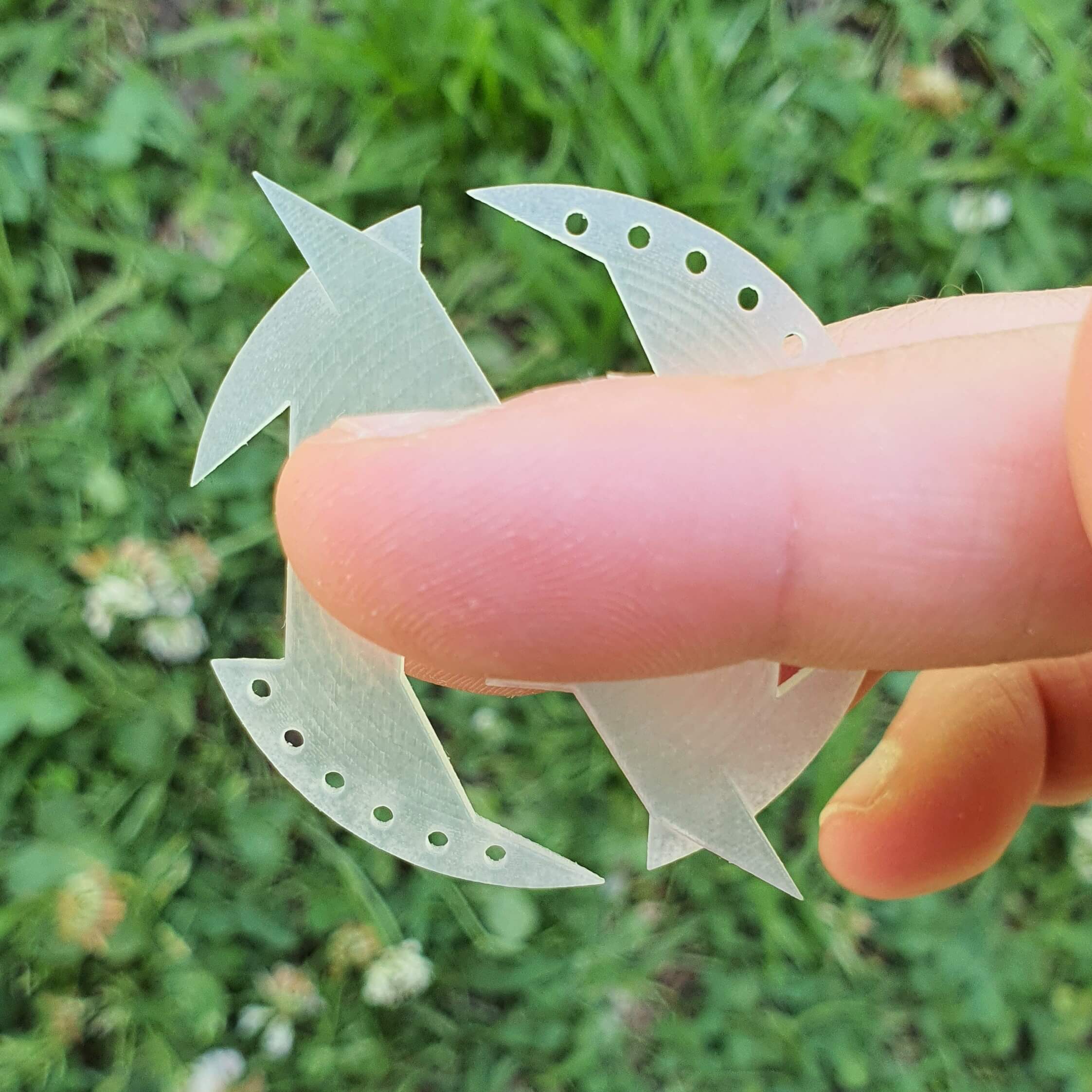 NiTride Shuriken Guitar pick (6 Pack)