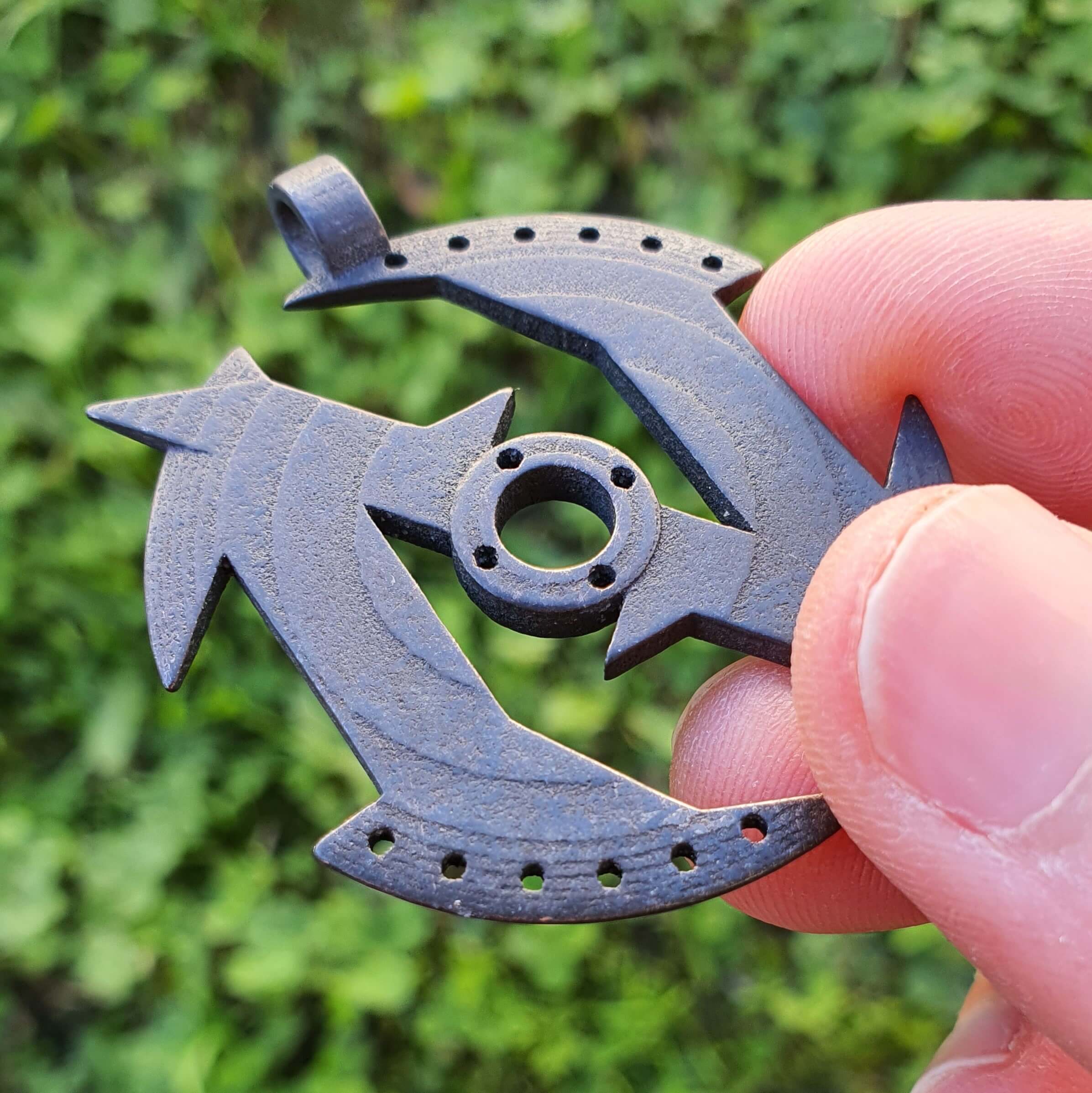 NiTride Shuriken Pendant