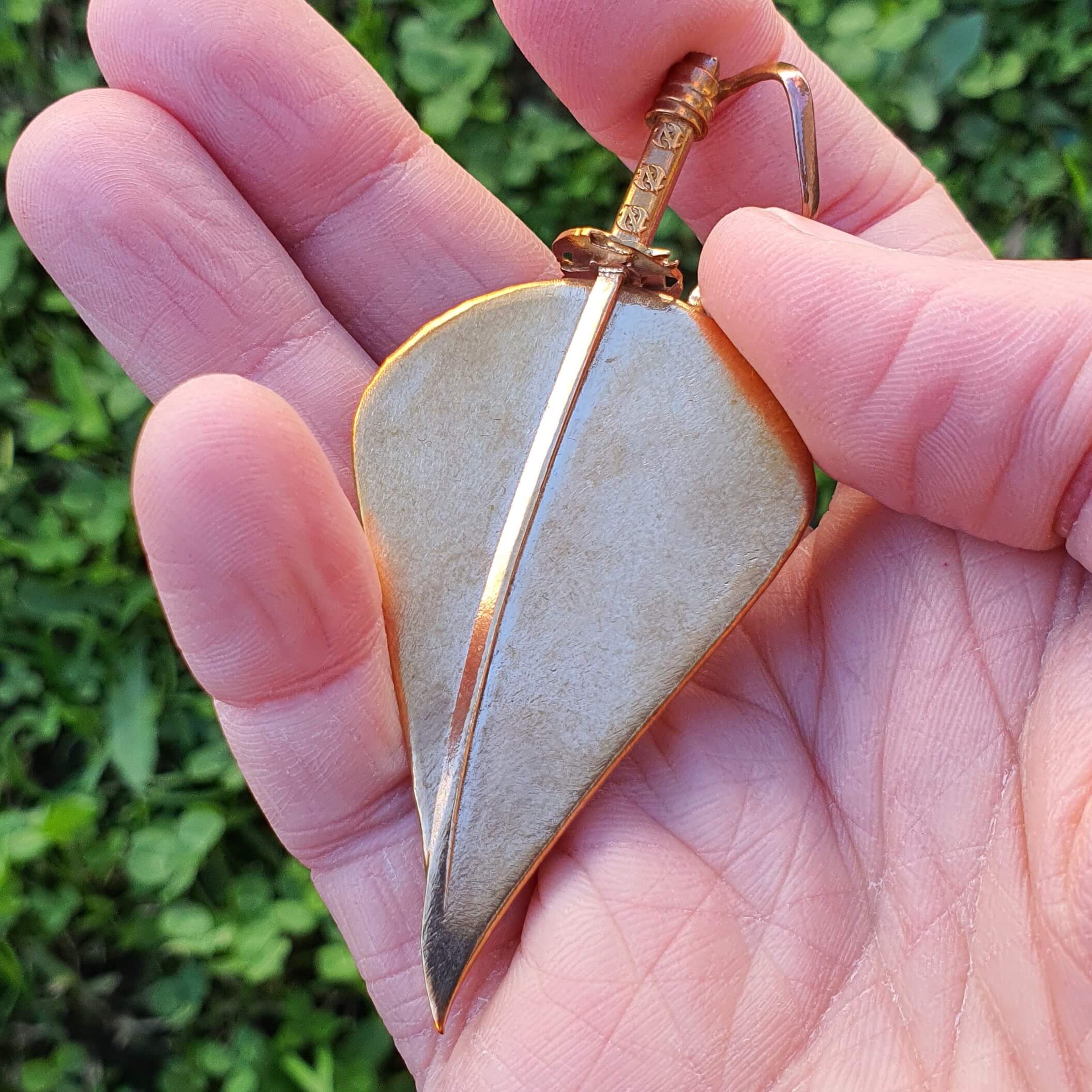 NiTride Katana Guitar Pick (With Ribbon) (Metal)