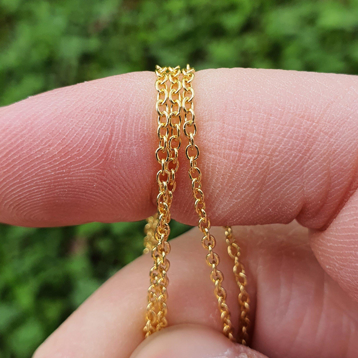 Yellow Gold-Filled Cable Chain