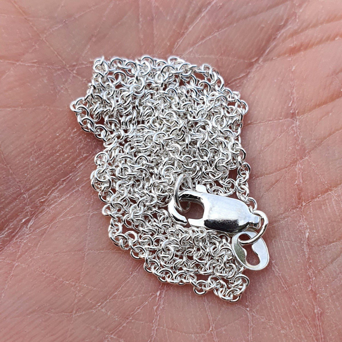 Silver Round Cable Chain