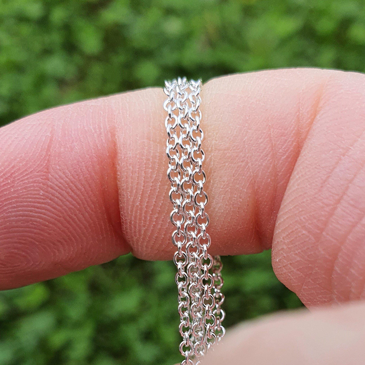 Silver Round Cable Chain