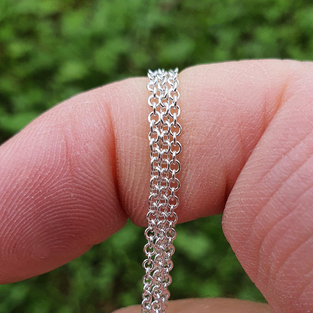 Silver Round Cable Chain