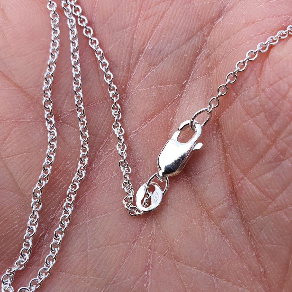 Silver Round Cable Chain