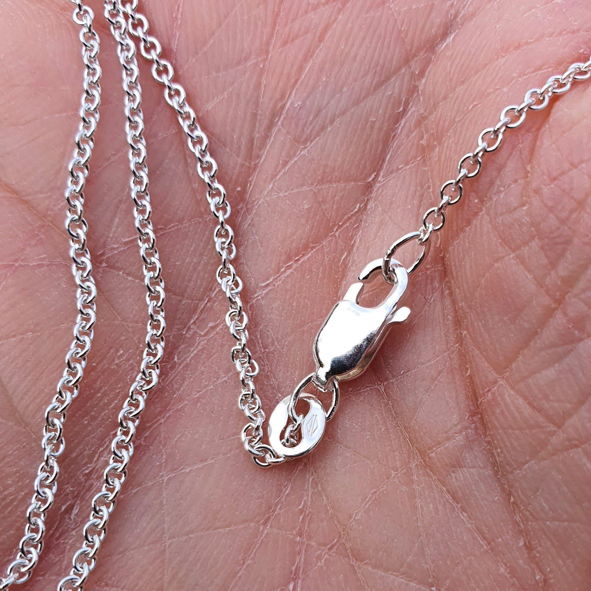 Silver Round Cable Chain