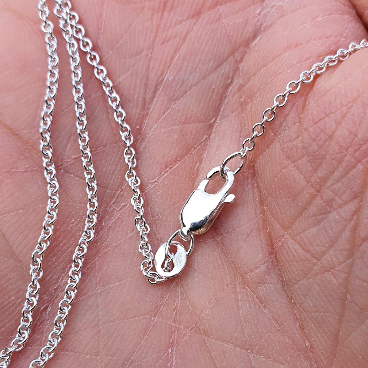 Silver Round Cable Chain