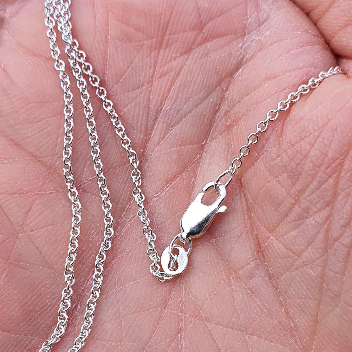 Silver Round Cable Chain