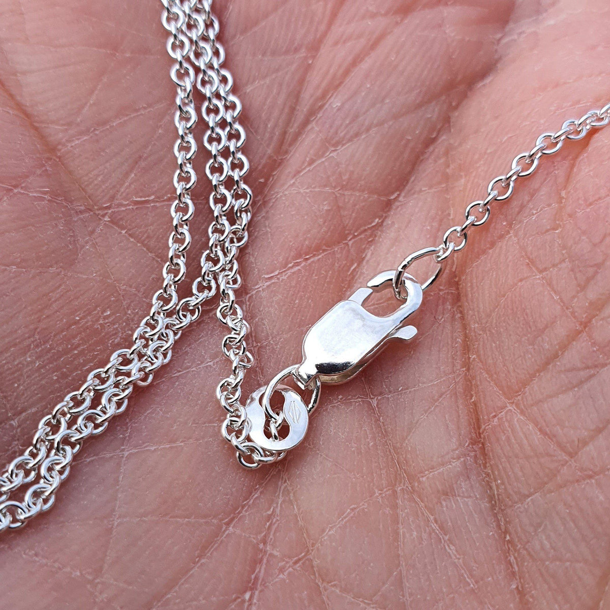 Silver Round Cable Chain