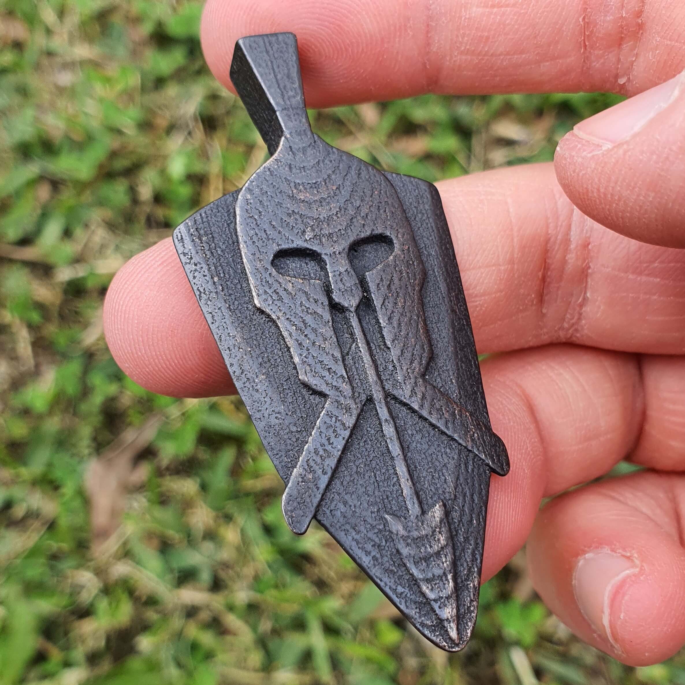 Spartan Soldier Guitar Pick (Metal)