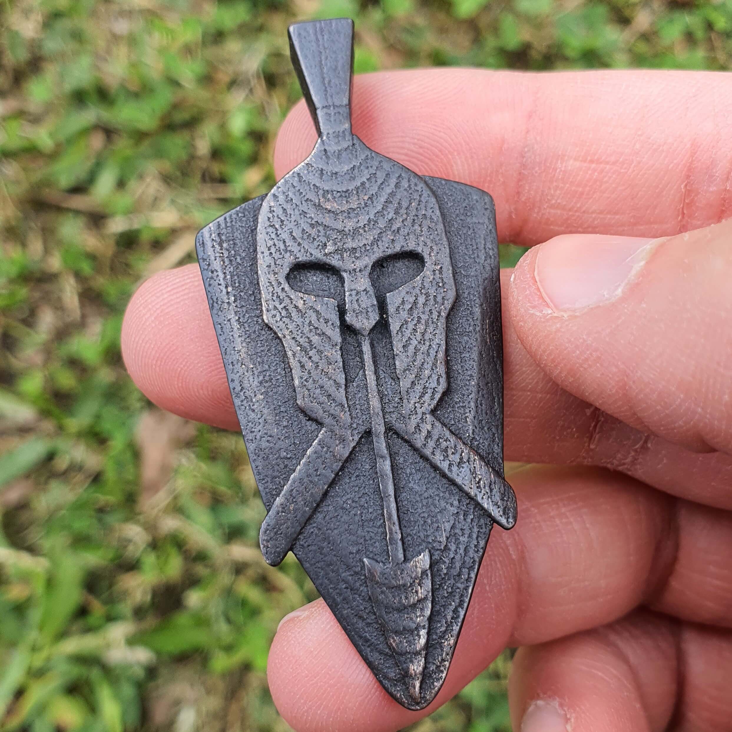 Spartan Soldier Guitar Pick (Metal)