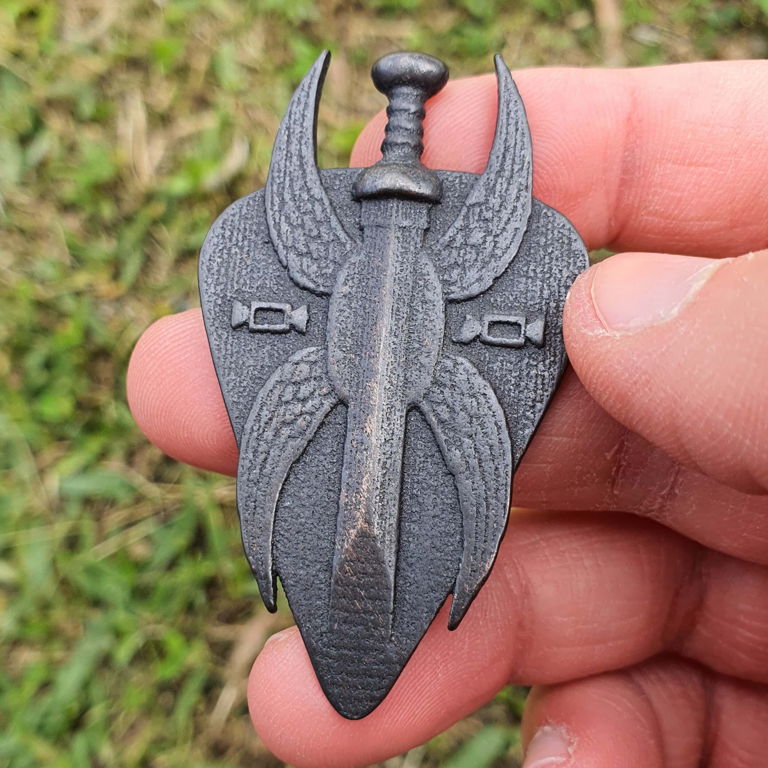 Roman Soldier Guitar Pick (Metal)