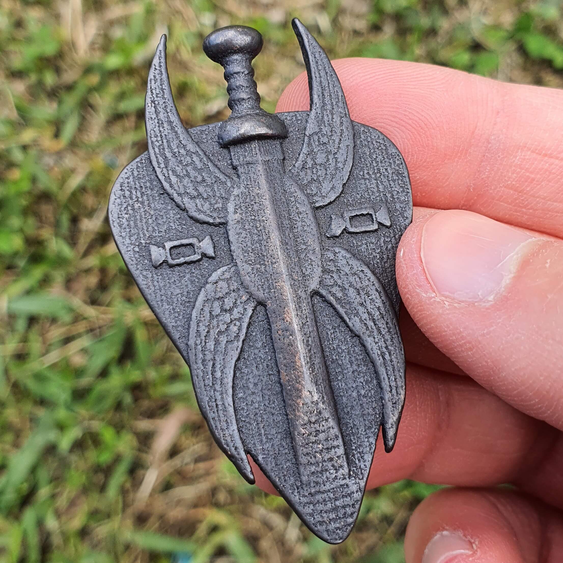 Roman Soldier Guitar Pick (Metal)