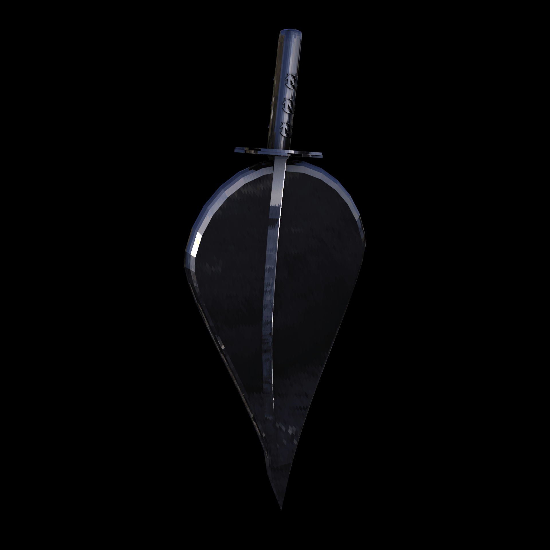 Sterling silver manufactured using wax casting, polished for a slightly textured, mild sheen surface, and recessed details blackened for a steampunk look.