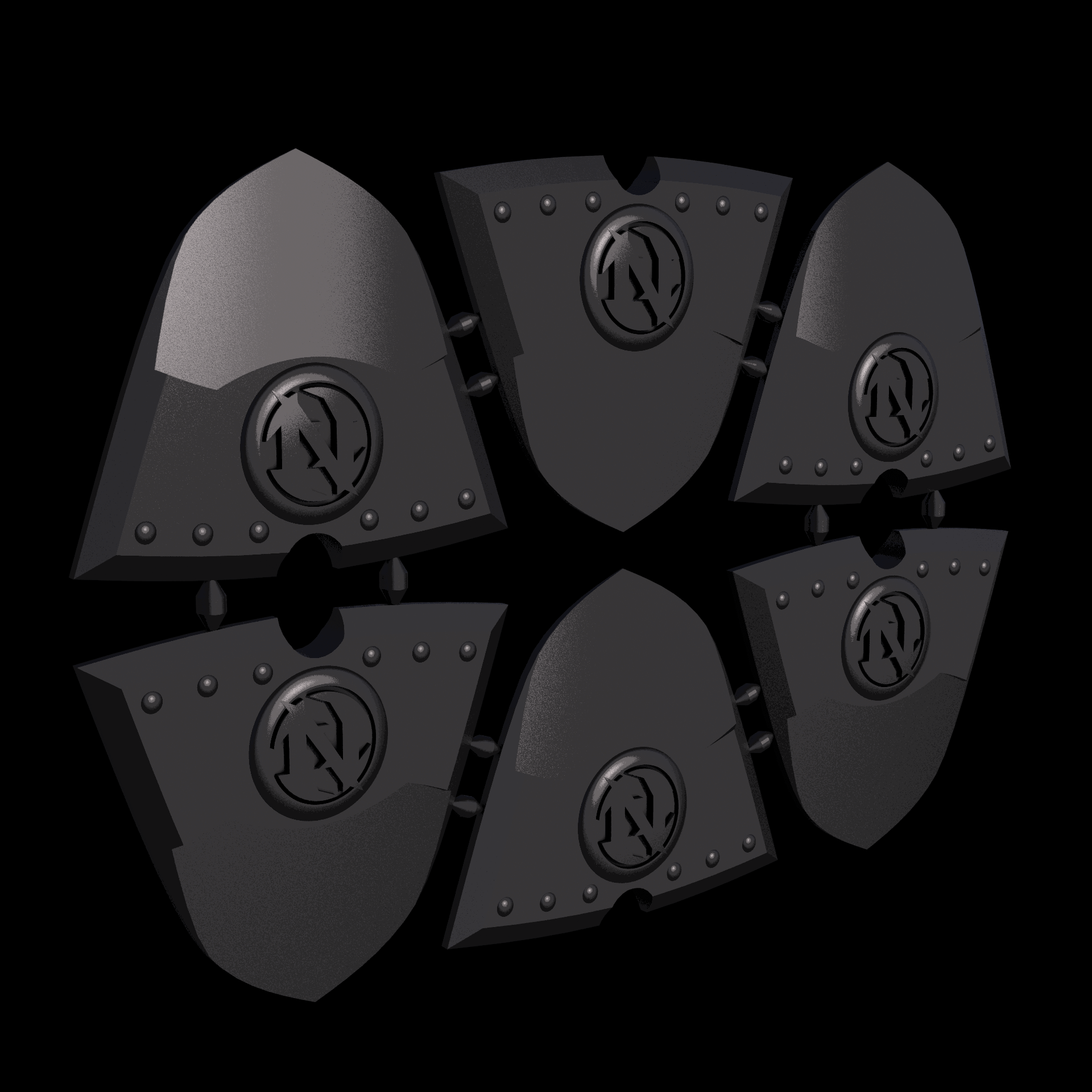 Thermoplastic Polyurethane, manufactured using HP Multi Jet Fusion (3D printing), with a slightly rough, matte surface finish.