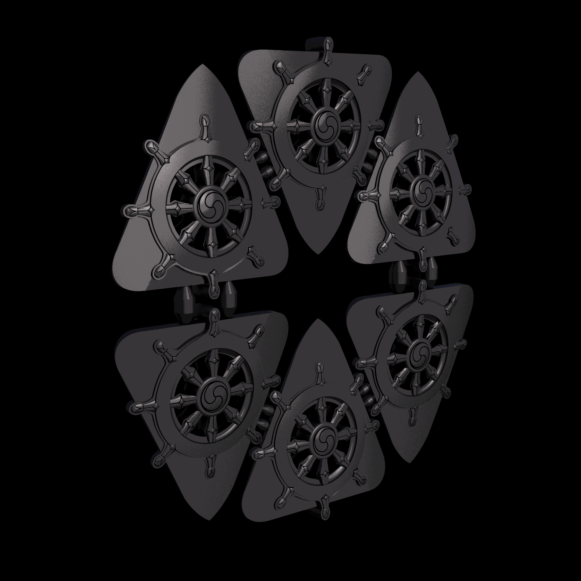 Thermoplastic Polyurethane, manufactured using HP Multi Jet Fusion (3D printing), with a slightly rough, matte surface finish.