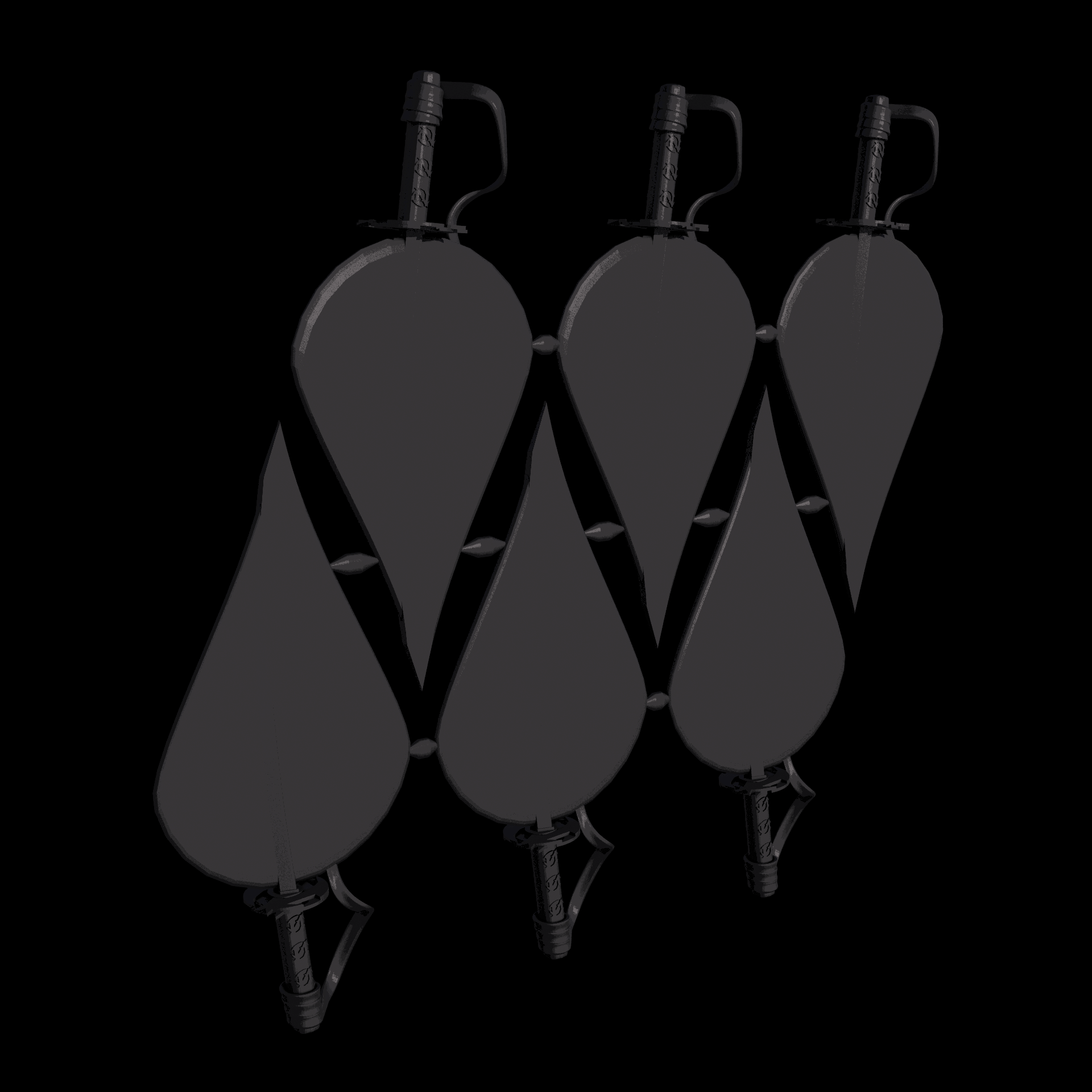 Nylon 12 plastic, manufactured using 3D printing, with a slightly rough, matte surface finish.