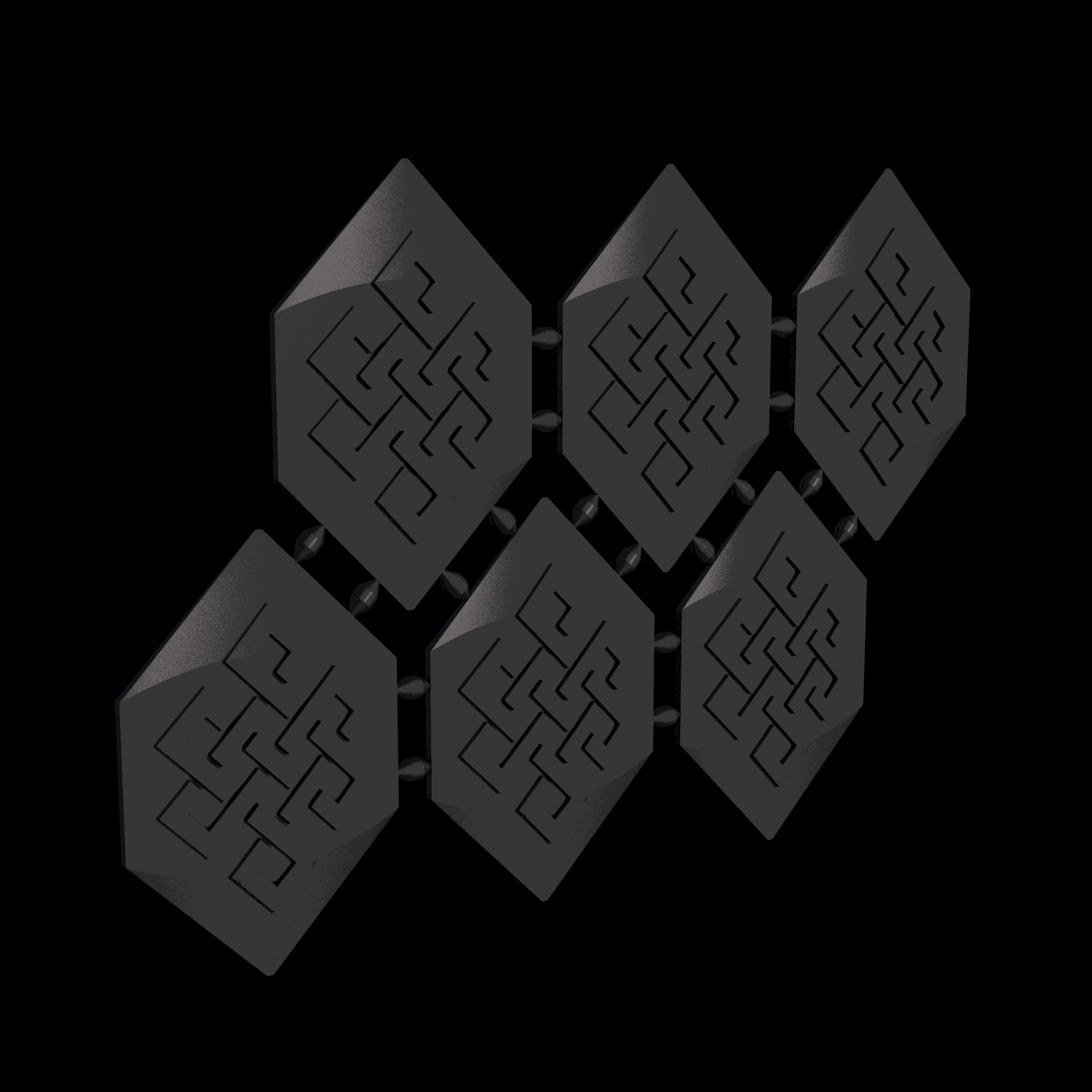 PA12 plastic, manufactured using 3D printing, with a slightly rough, matte surface finish.