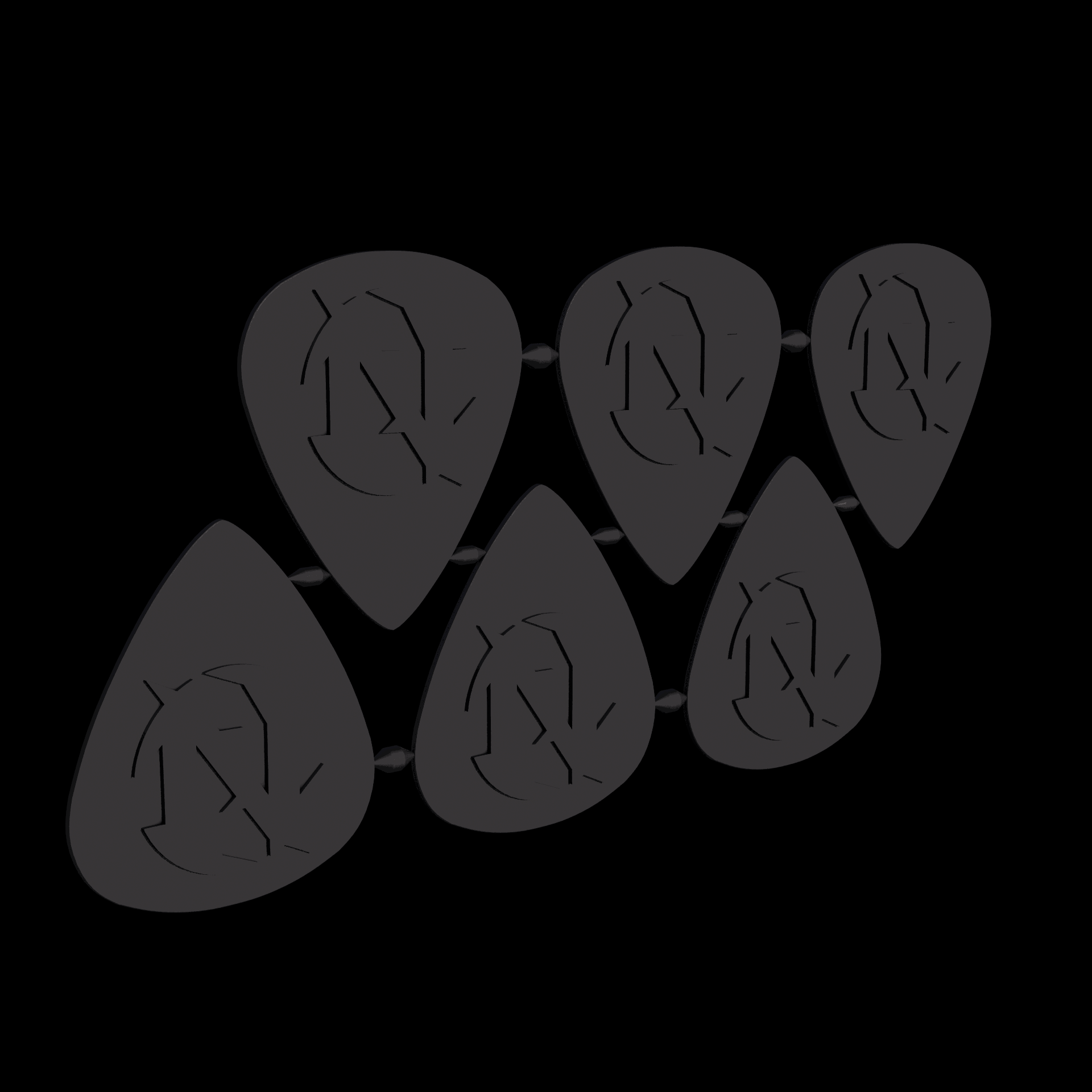 PA12 plastic, manufactured using 3D printing, with a slightly rough, matte surface finish.