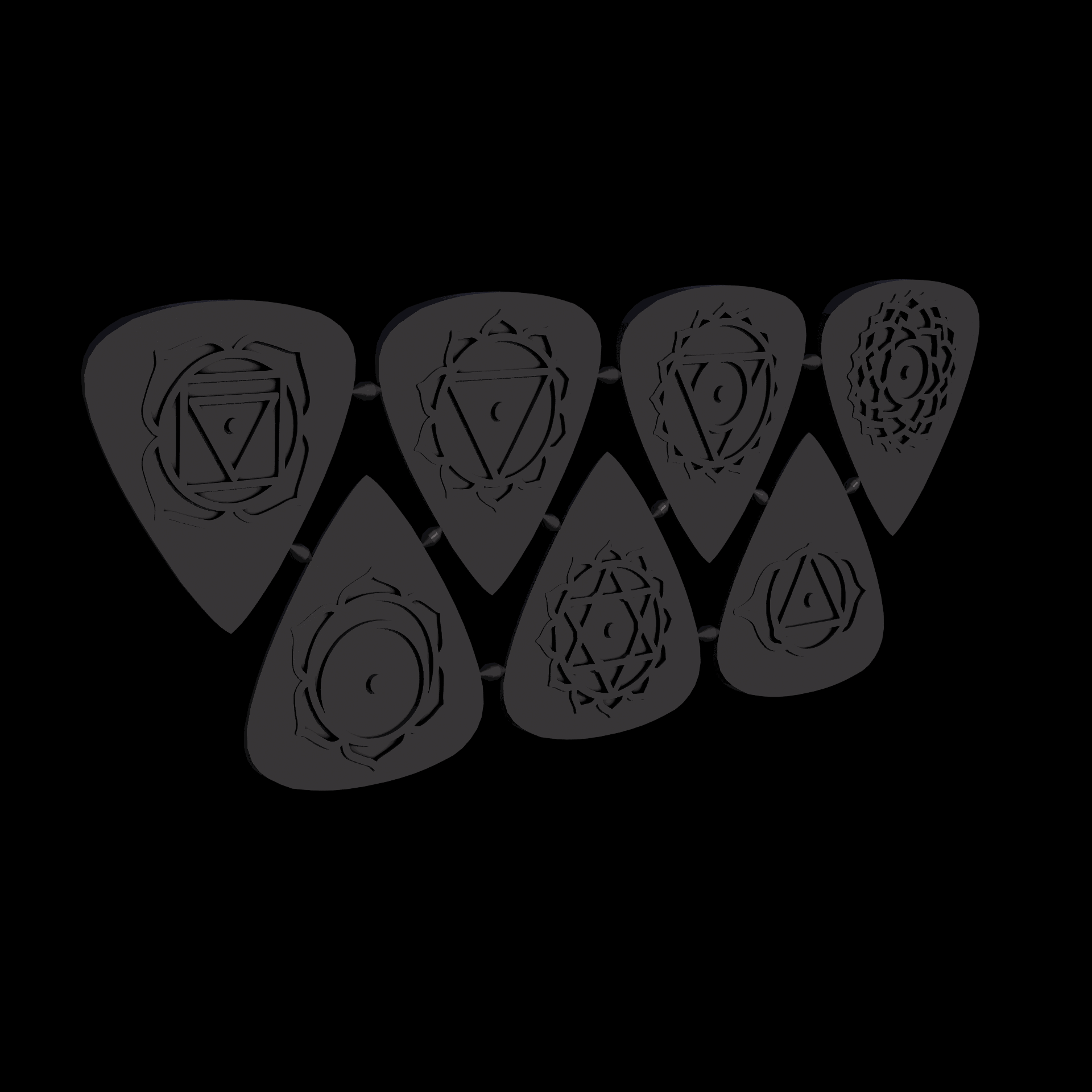 PA12 plastic, manufactured using 3D printing, with a slightly rough, matte surface finish.