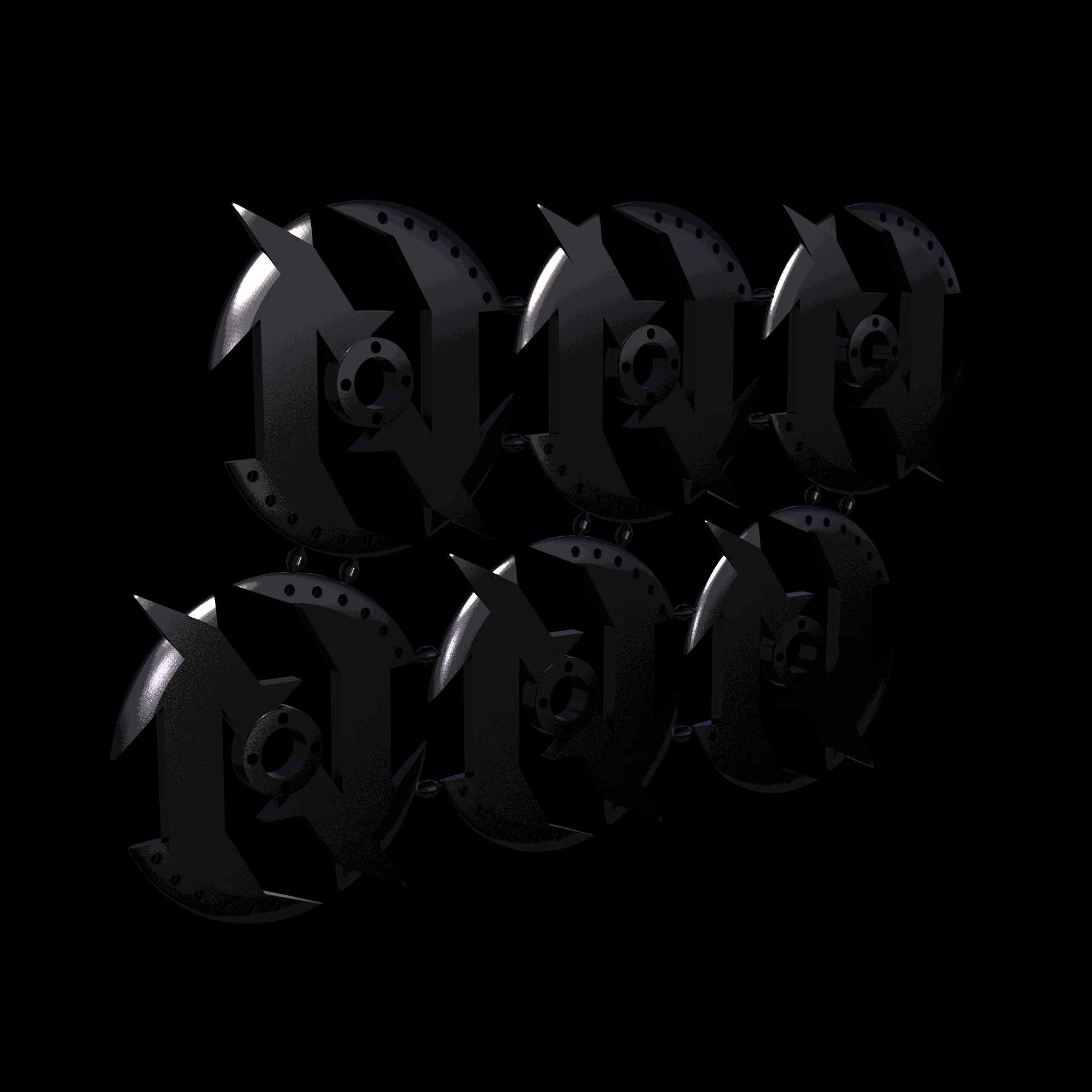 Thermoplastic Polyurethane, manufactured using HP Multi Jet Fusion (3D printing), with a smooth, shiny surface finish, created using a physio-chemical process to vapor smooth the surface.