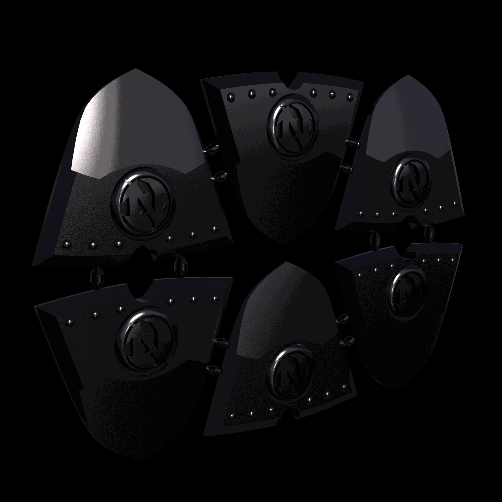 Thermoplastic Polyurethane, manufactured using HP Multi Jet Fusion (3D printing), with a smooth, shiny surface finish, created using a physio-chemical process to vapor smooth the surface.