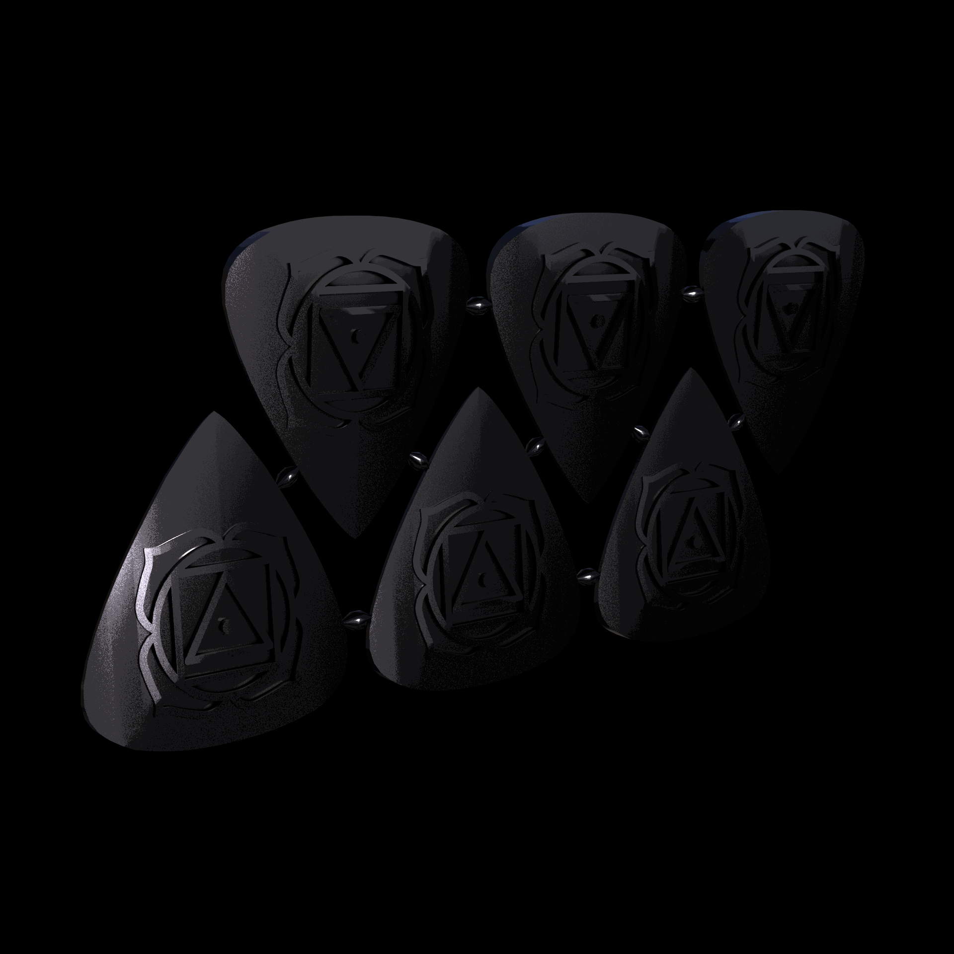 Thermoplastic Polyurethane, manufactured using HP Multi Jet Fusion (3D printing), with a smooth, shiny surface finish, created using a physio-chemical process to vapor smooth the surface.