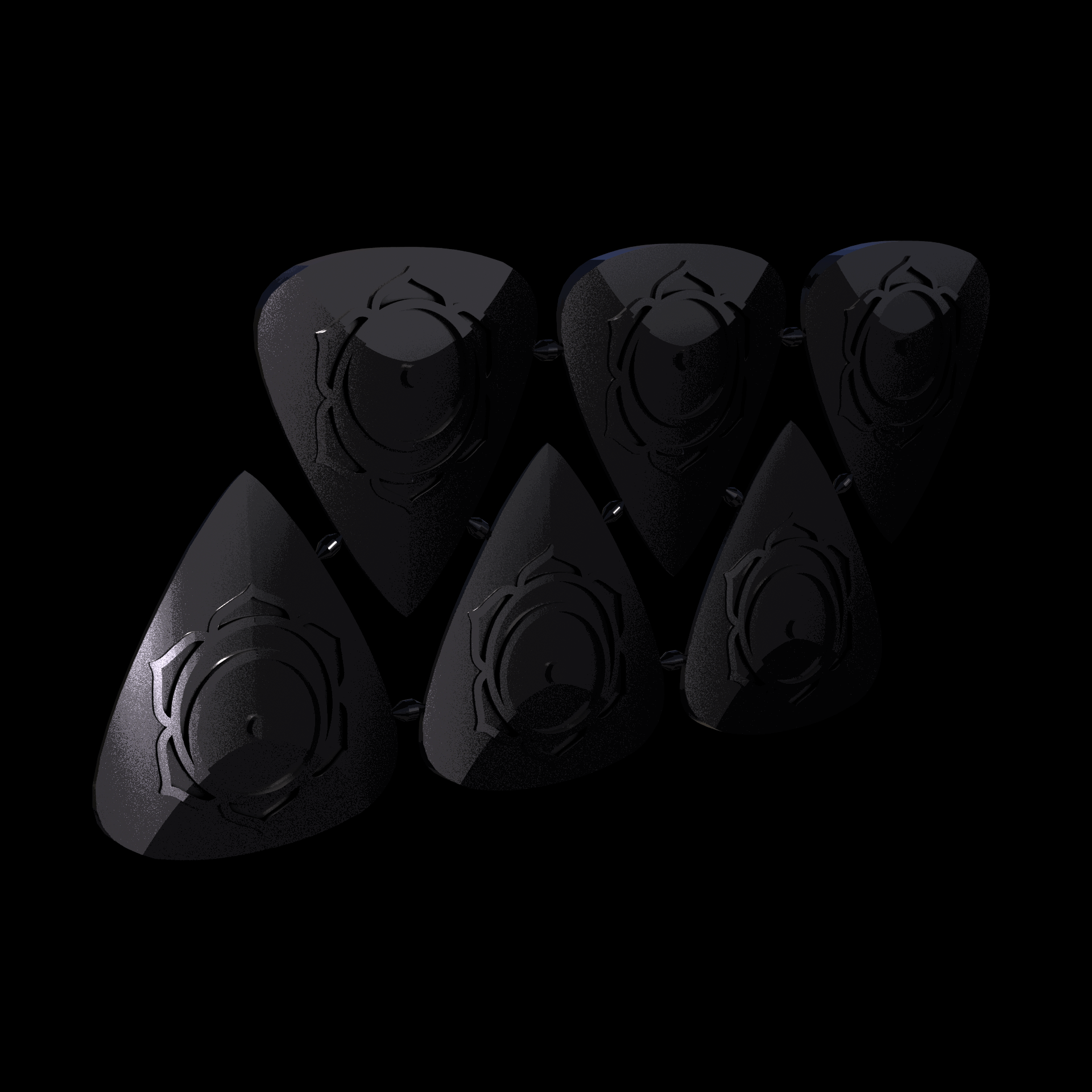 Thermoplastic Polyurethane, manufactured using HP Multi Jet Fusion (3D printing), with a smooth, shiny surface finish, created using a physio-chemical process to vapor smooth the surface.