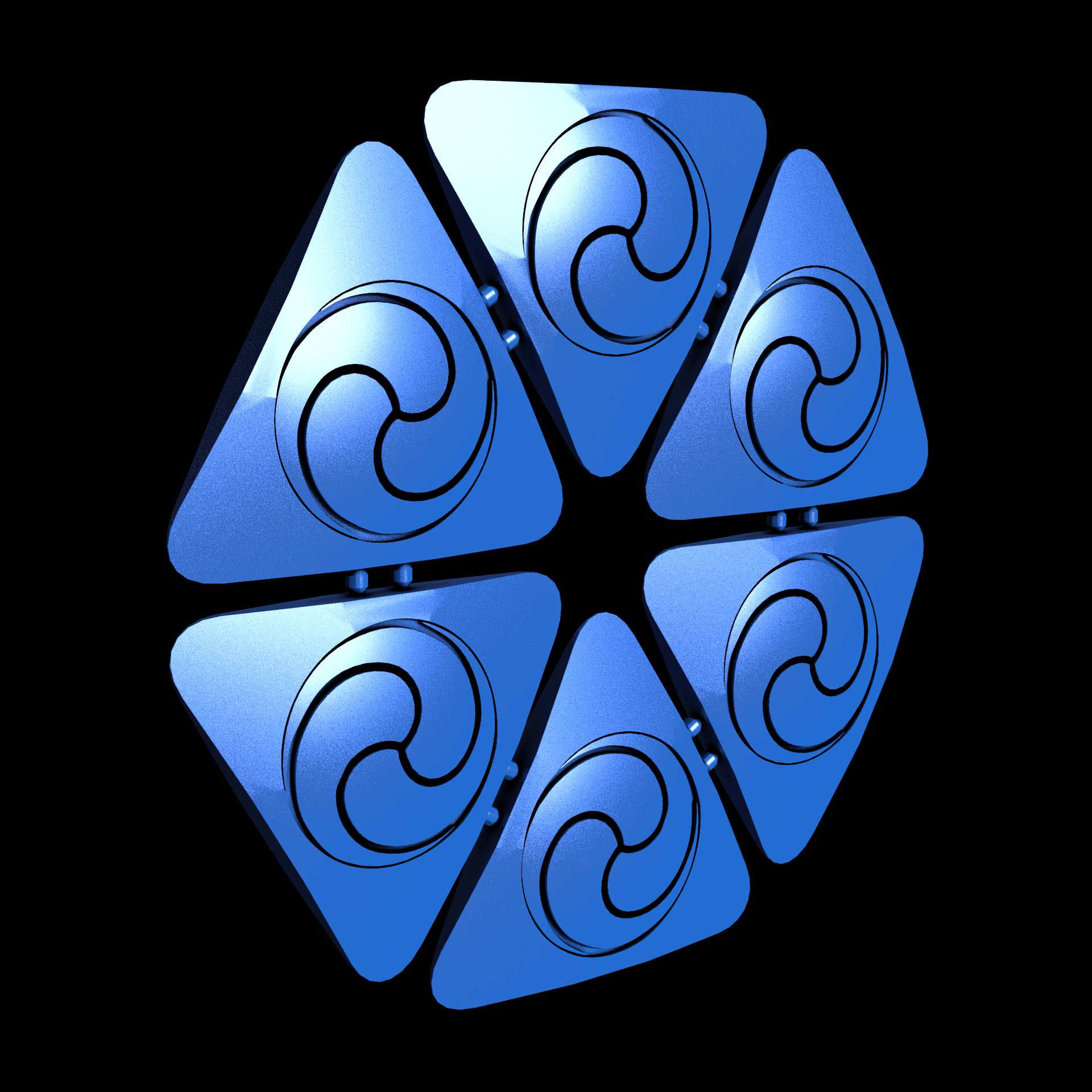 Nylon 12 plastic, manufactured using 3D printing, with a smooth surface finish.