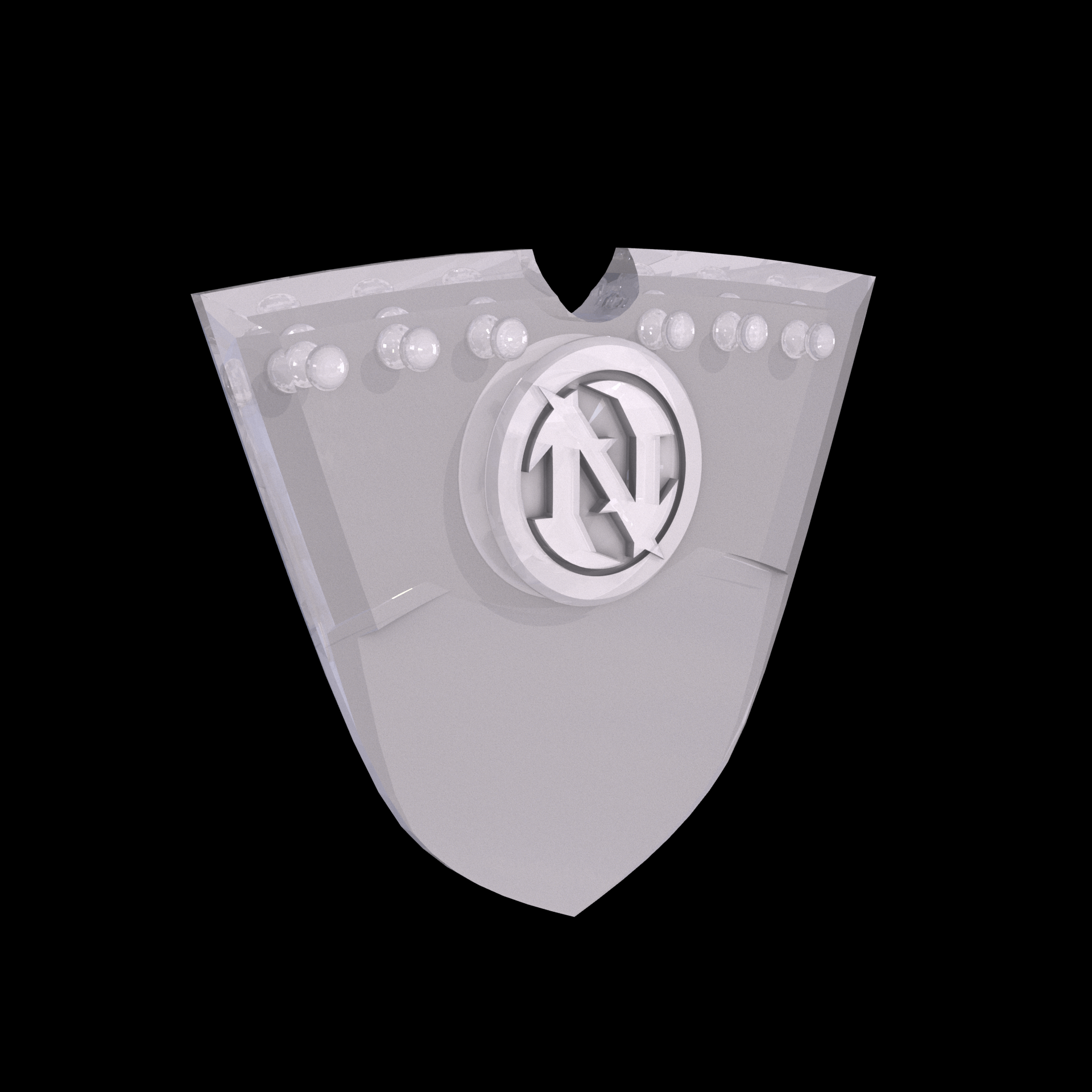 Translucent and rigid acrylate photopolymer, manufactured using Stereolithography (3D printing), that has a smooth surface finish.