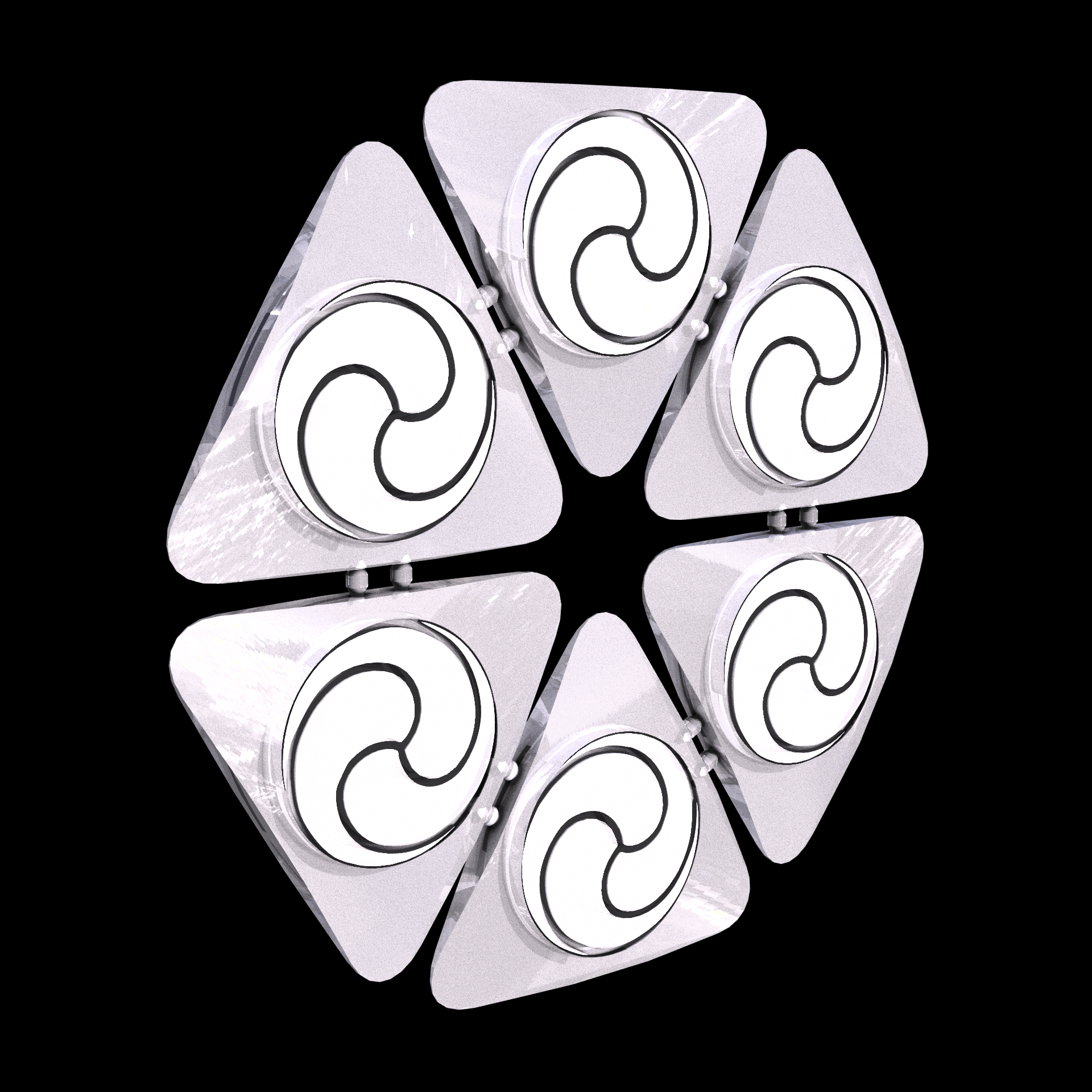 Translucent and rigid acrylate photopolymer, manufactured using Stereolithography (3D printing), that has a smooth surface finish.