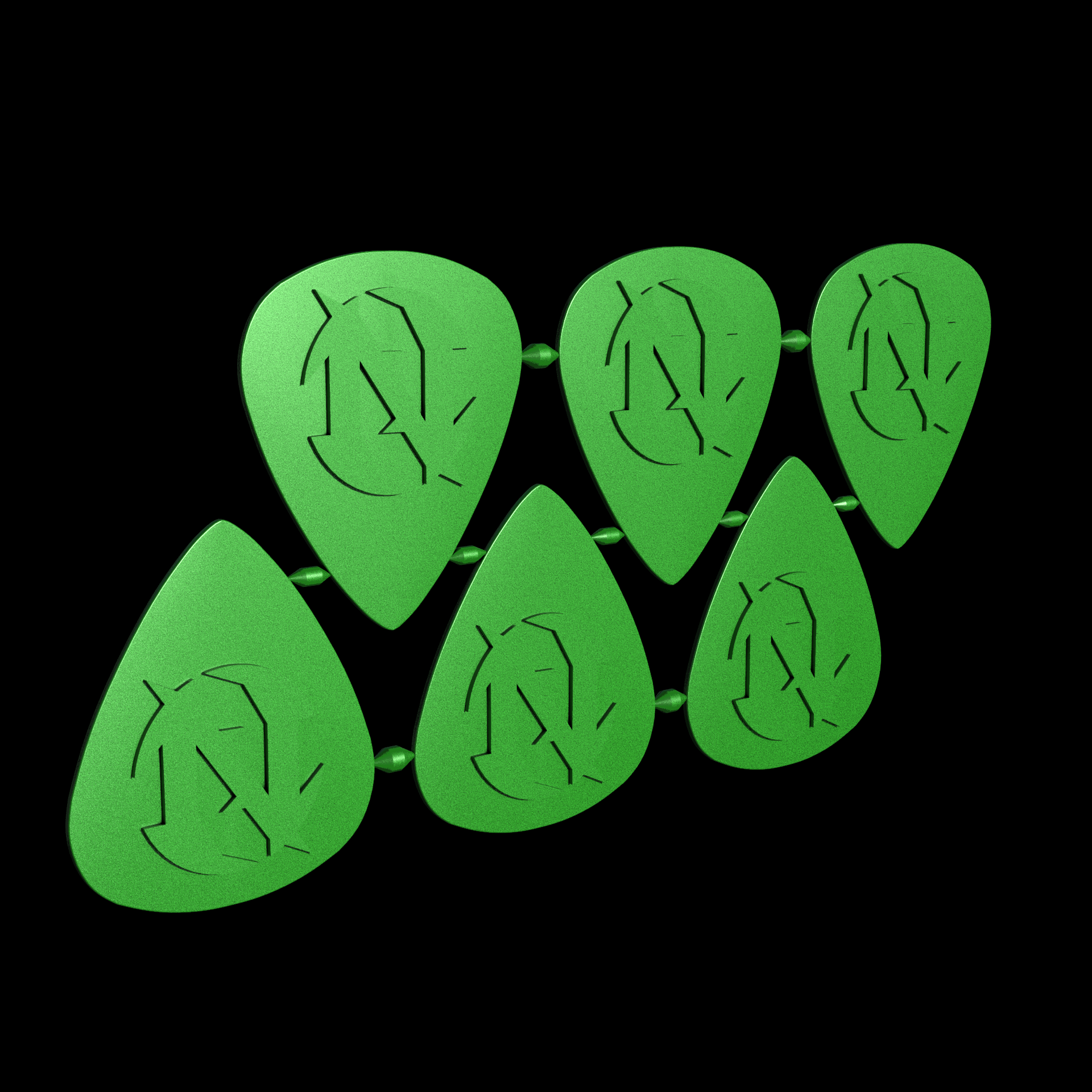 Nylon 12 plastic, manufactured using 3D printing, with a smooth surface finish.