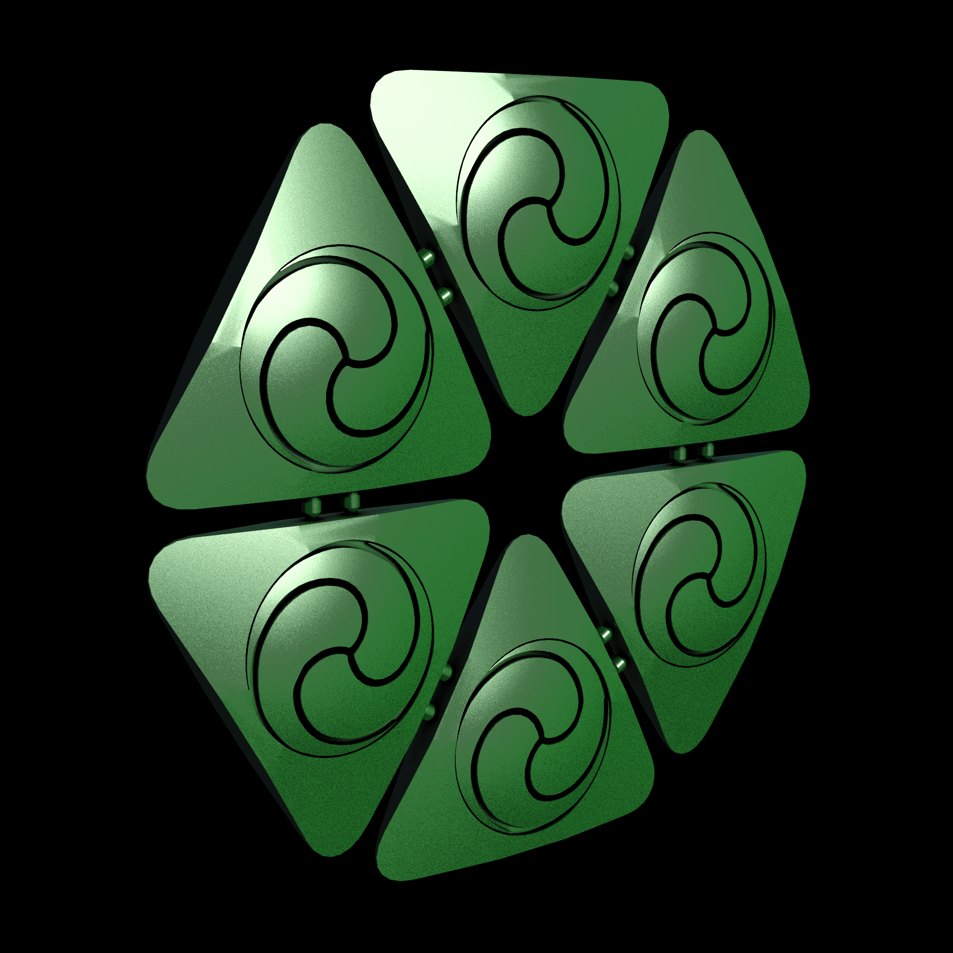 Nylon 12 plastic, manufactured using 3D printing, with a smooth surface finish.