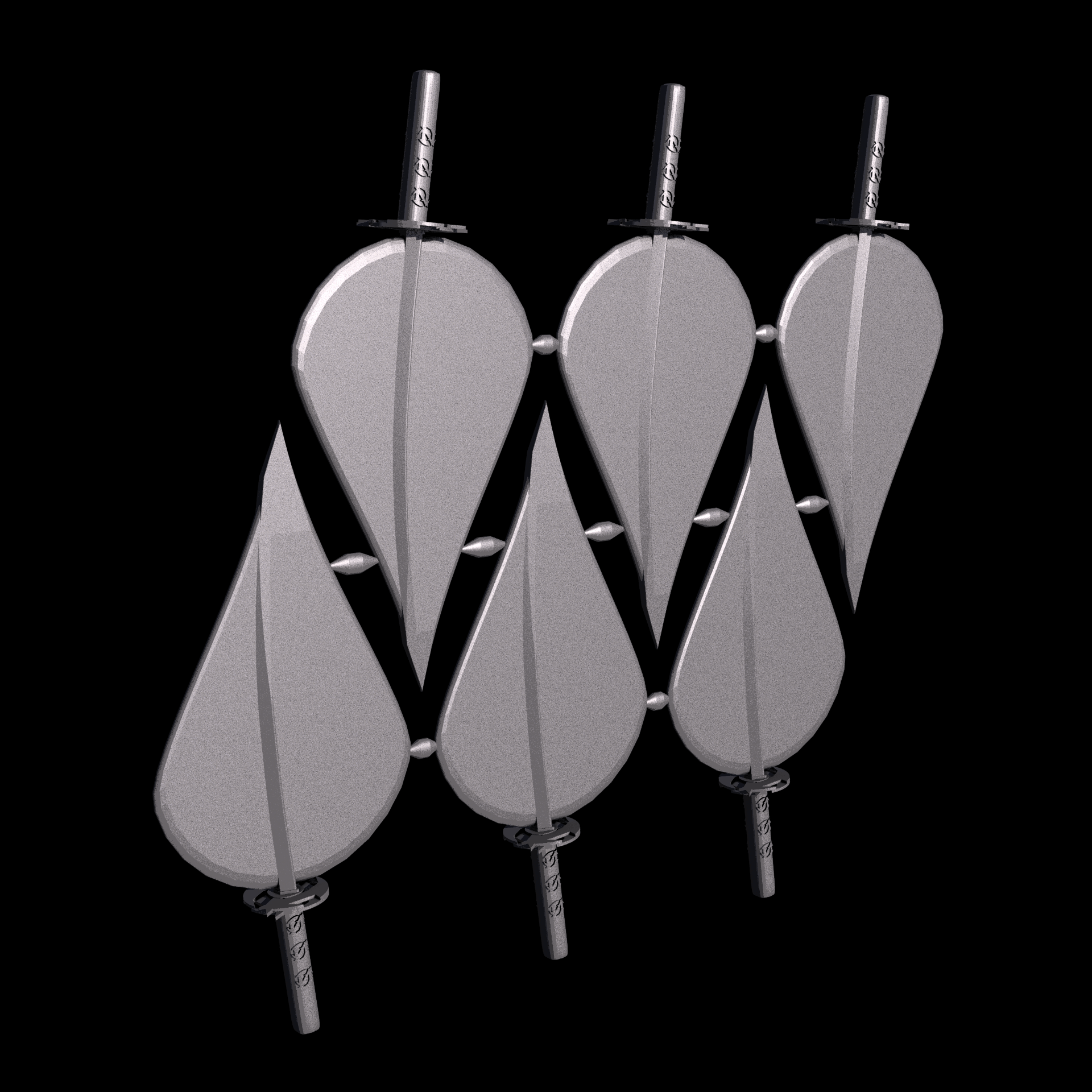 Thermoplastic Polyurethane, manufactured using HP Multi Jet Fusion (3D printing), with a slightly rough, matte surface finish.