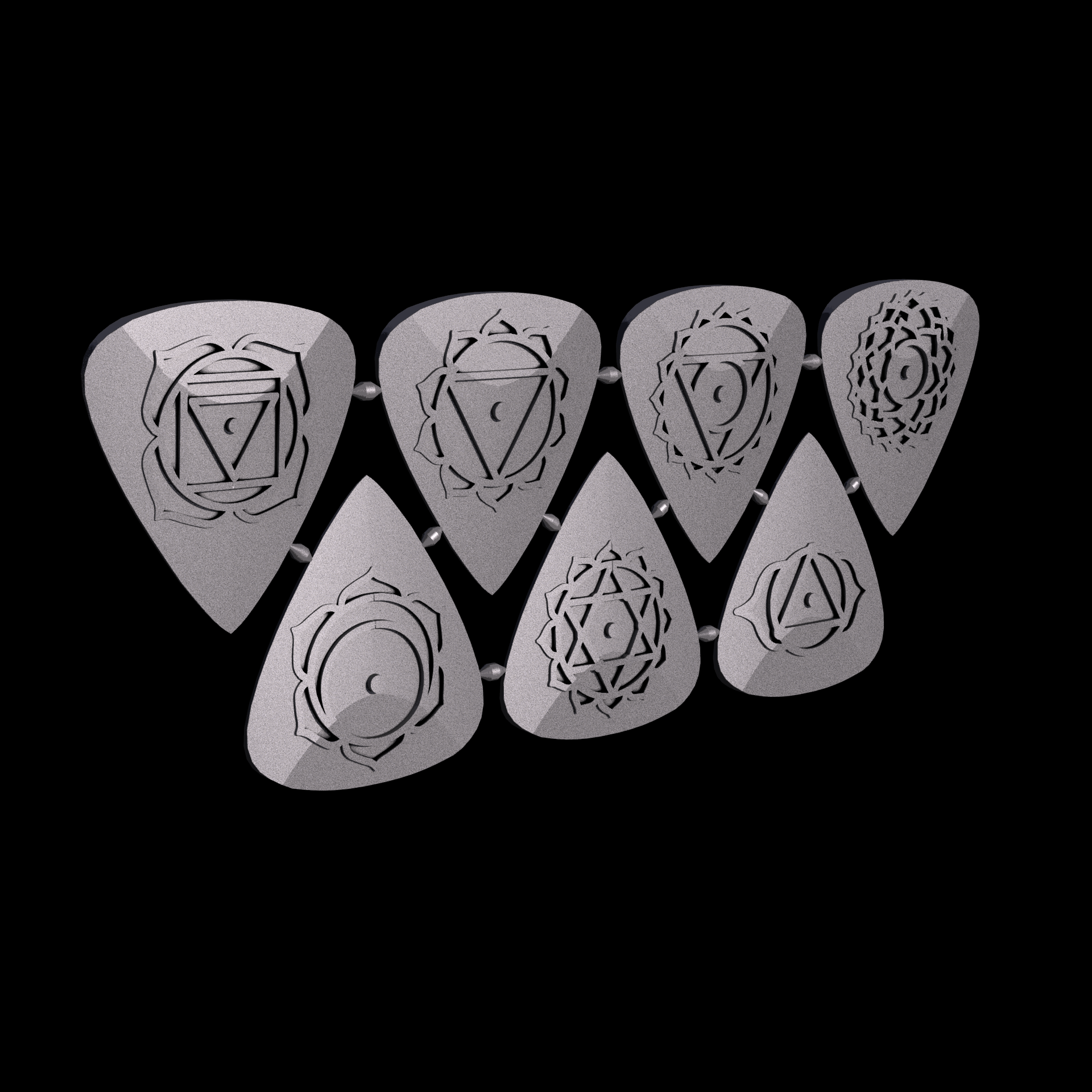 Thermoplastic Polyurethane, manufactured using HP Multi Jet Fusion (3D printing), with a slightly rough, matte surface finish.