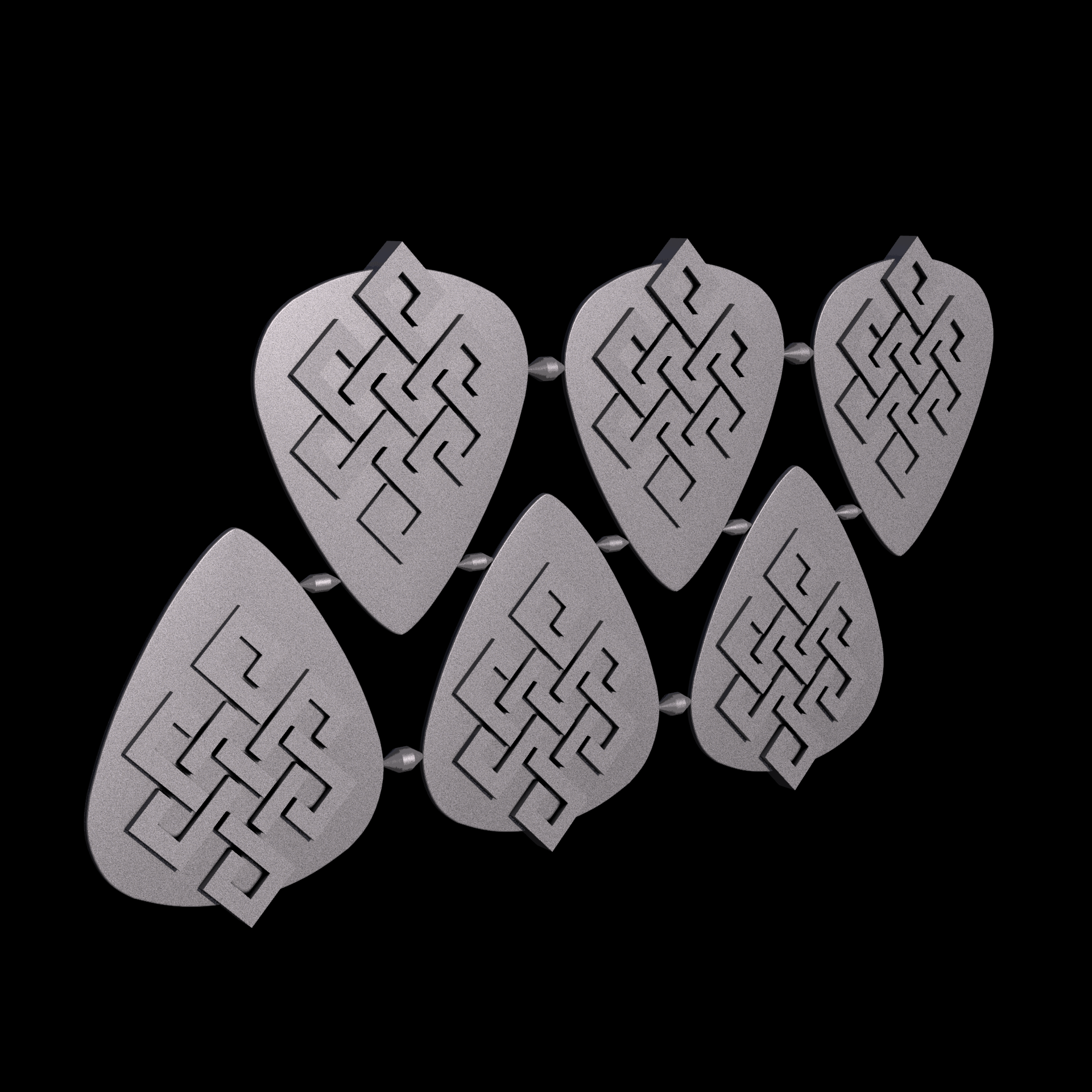 Thermoplastic Polyurethane, manufactured using HP Multi Jet Fusion (3D printing), with a slightly rough, matte surface finish.