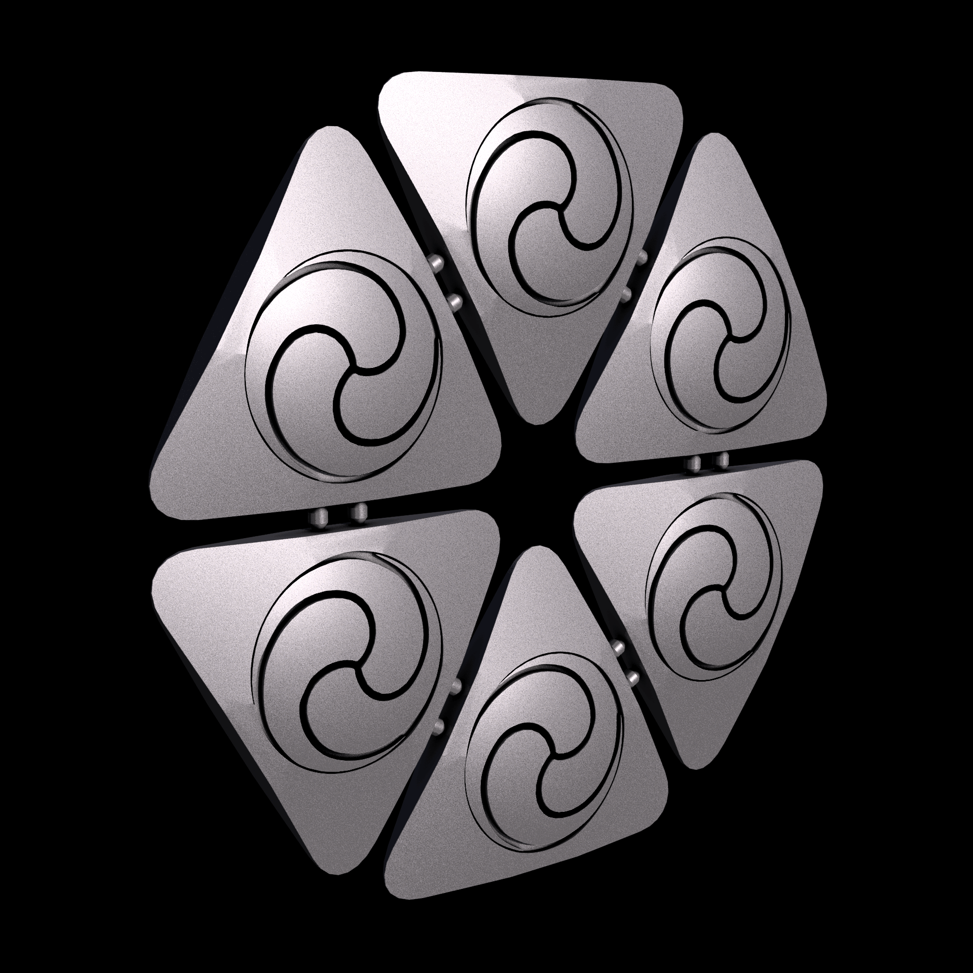 Thermoplastic Polyurethane, manufactured using HP Multi Jet Fusion (3D printing), with a slightly rough, matte surface finish.