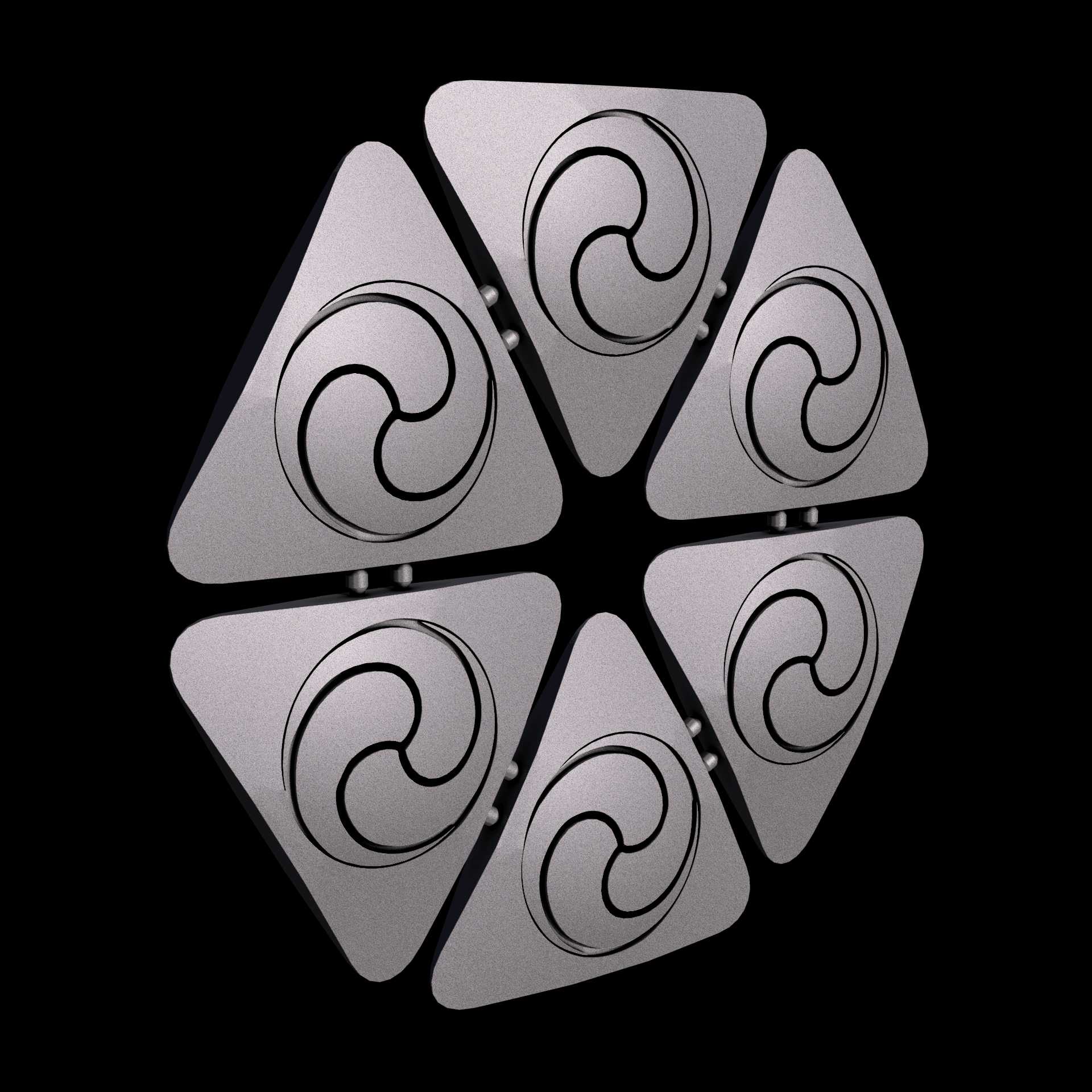 PA12 plastic, manufactured using 3D printing, with a slightly rough, matte surface finish.