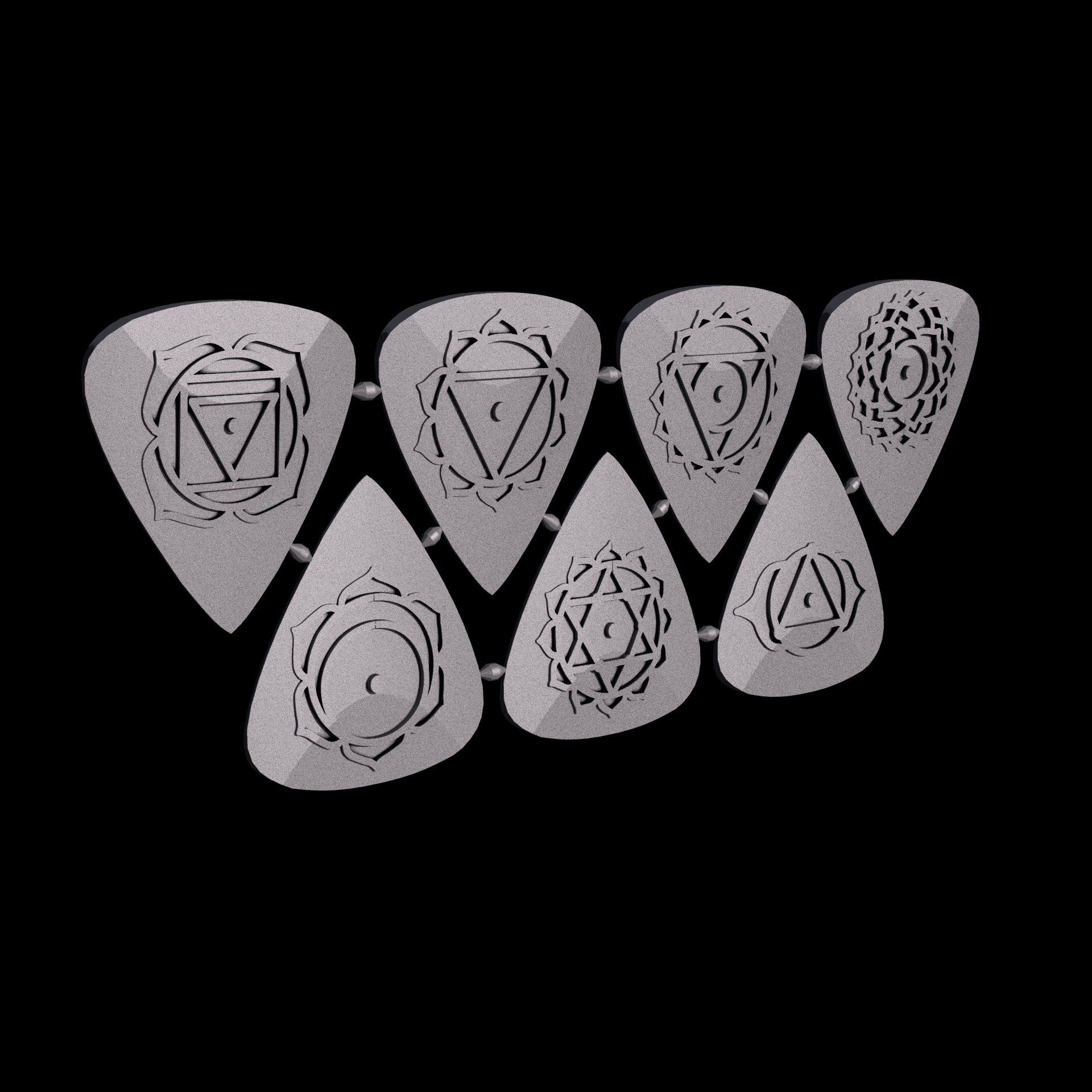 PA12 plastic, manufactured using 3D printing, with a slightly rough, matte surface finish.